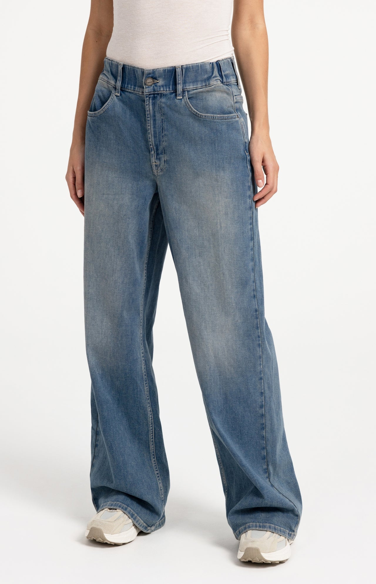 Extra long wide leg jeans - L32