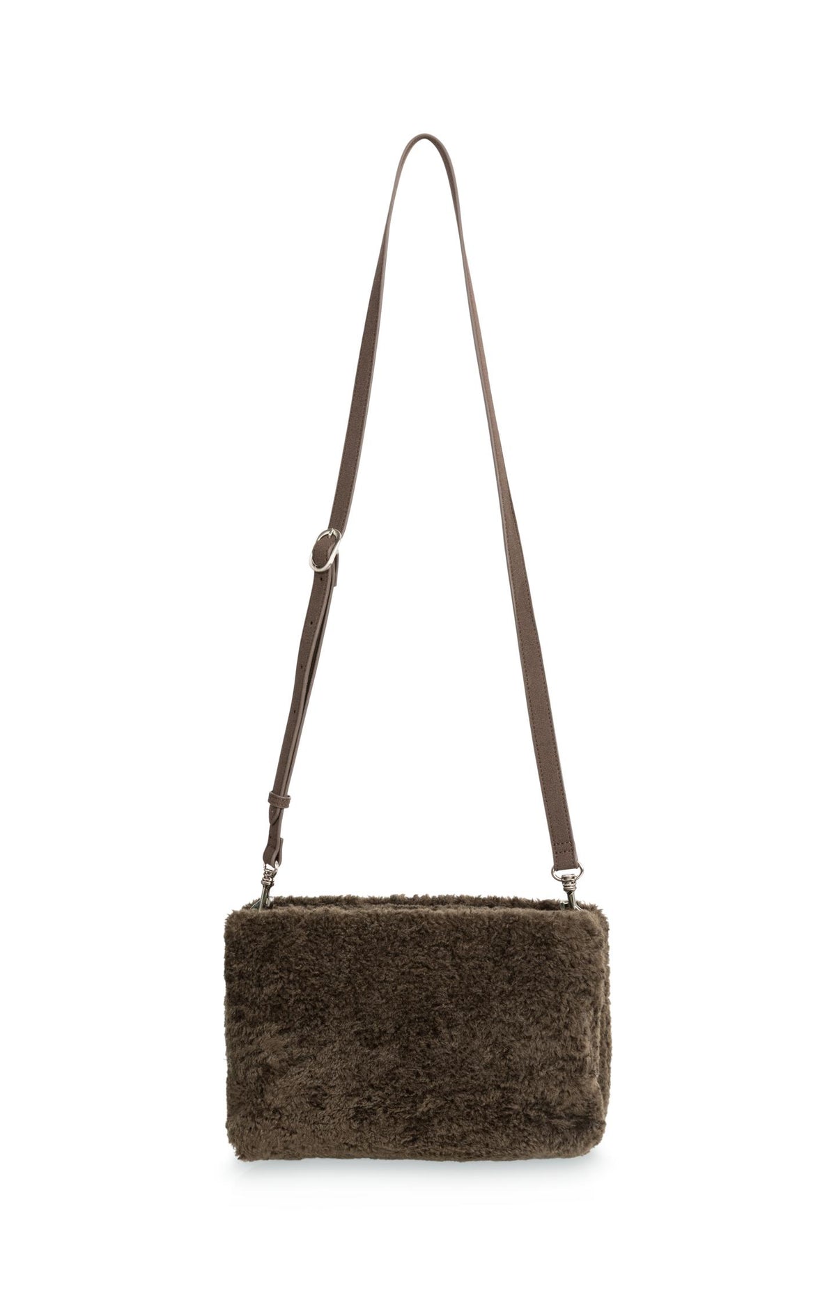 Faux fur crossbody bag - Type: product