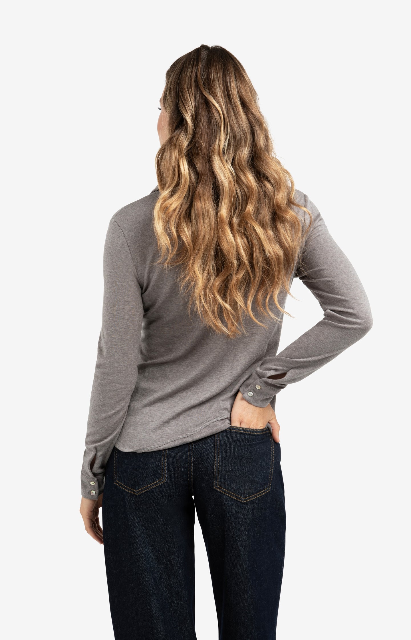 Faux leather trousers with seam details