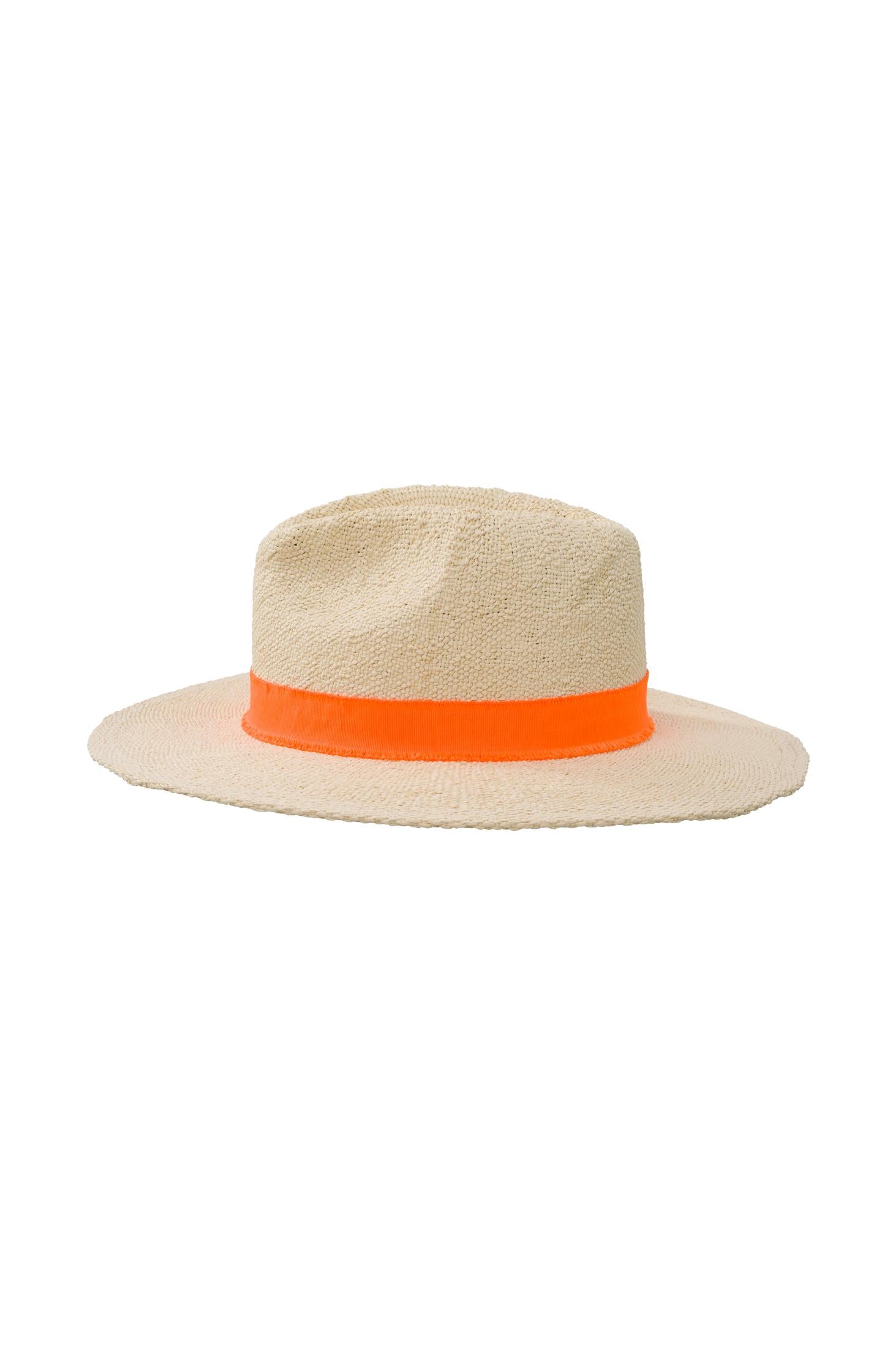 Fedora hat with contrast color band