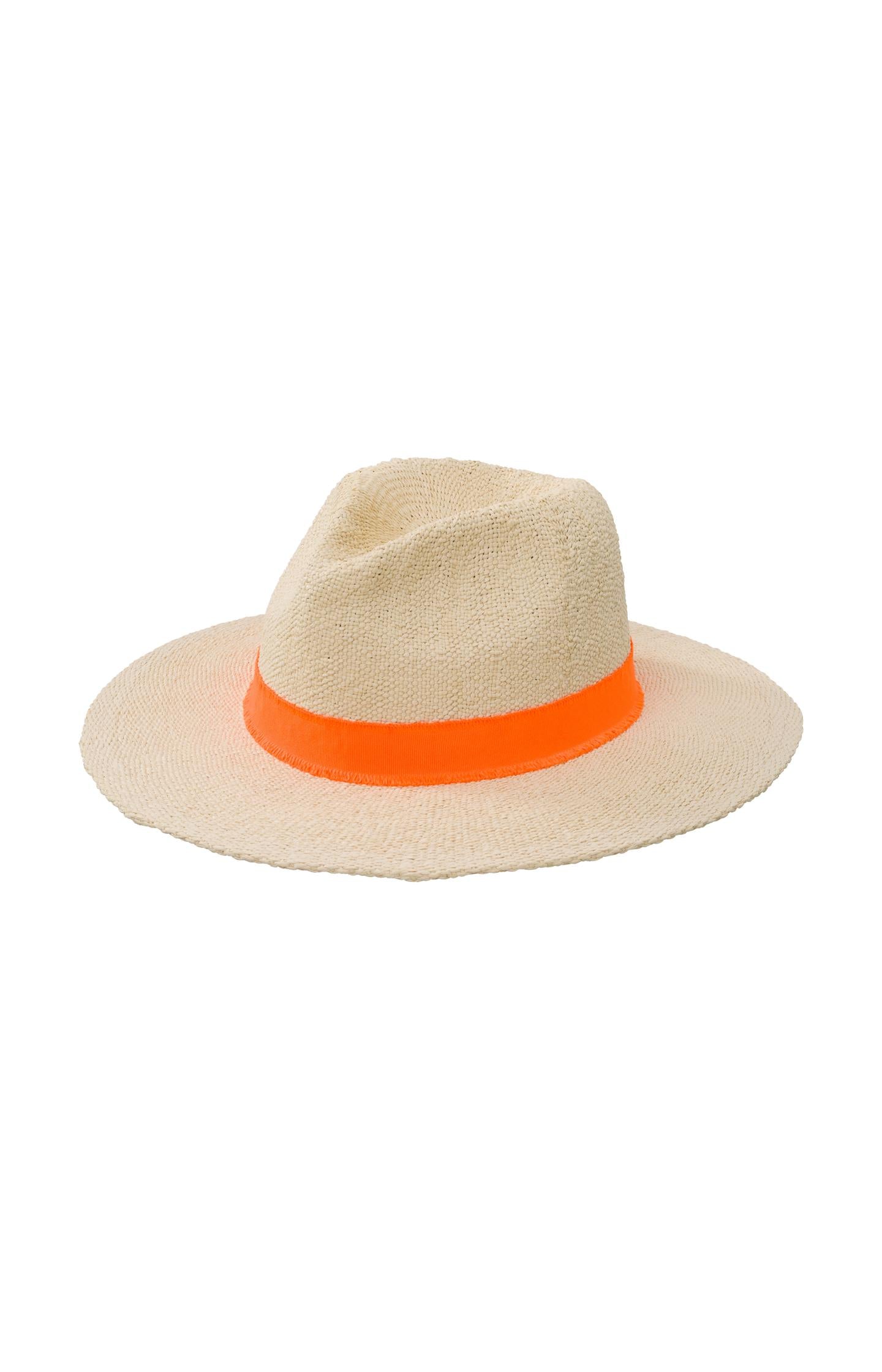 Fedora hat with contrast color band - Type: product