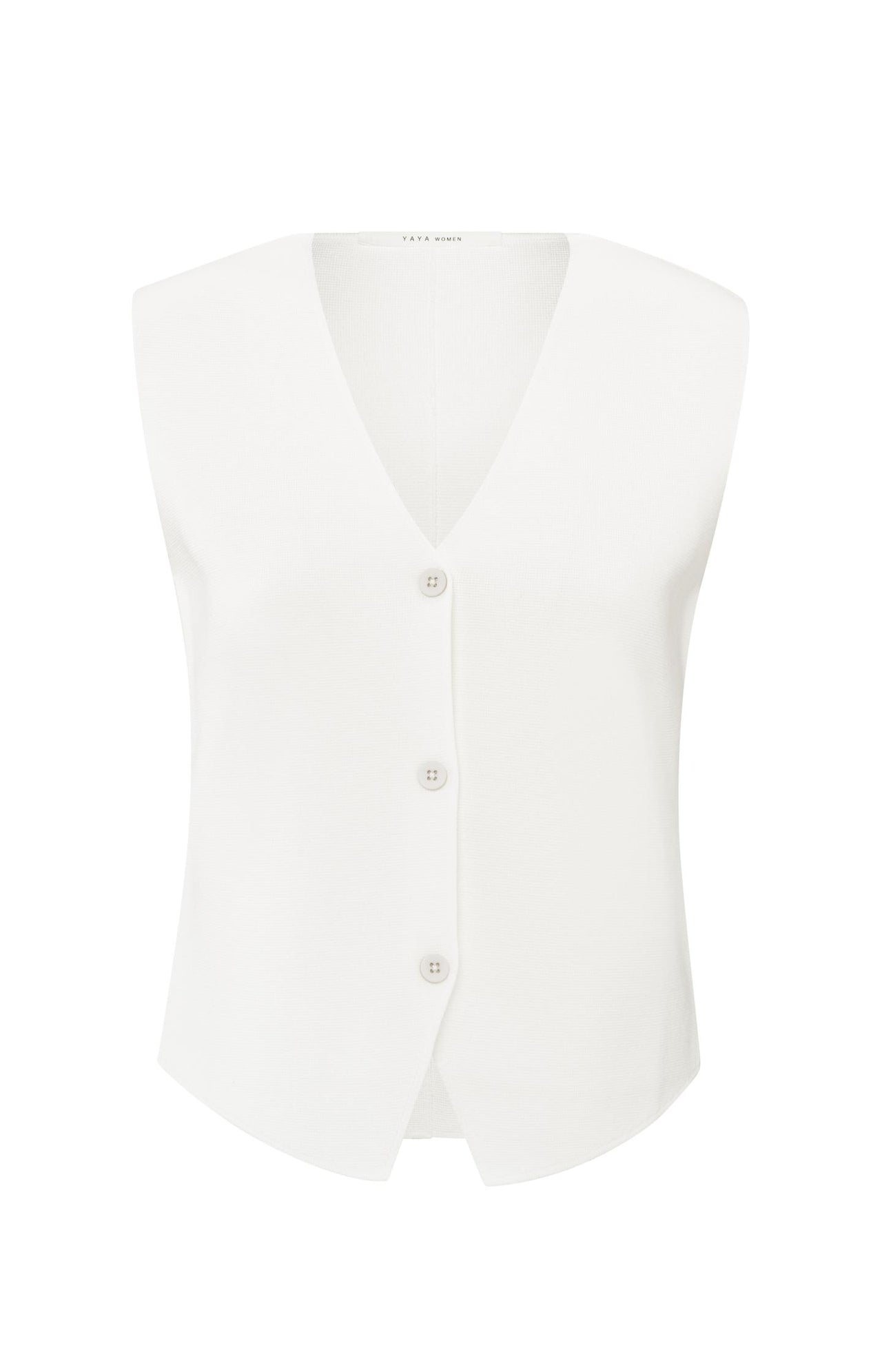 Fine knitted gilet with V-neck - Type: product