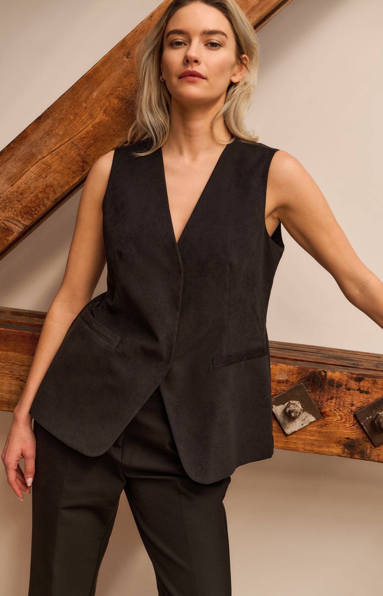 Fitted gilet