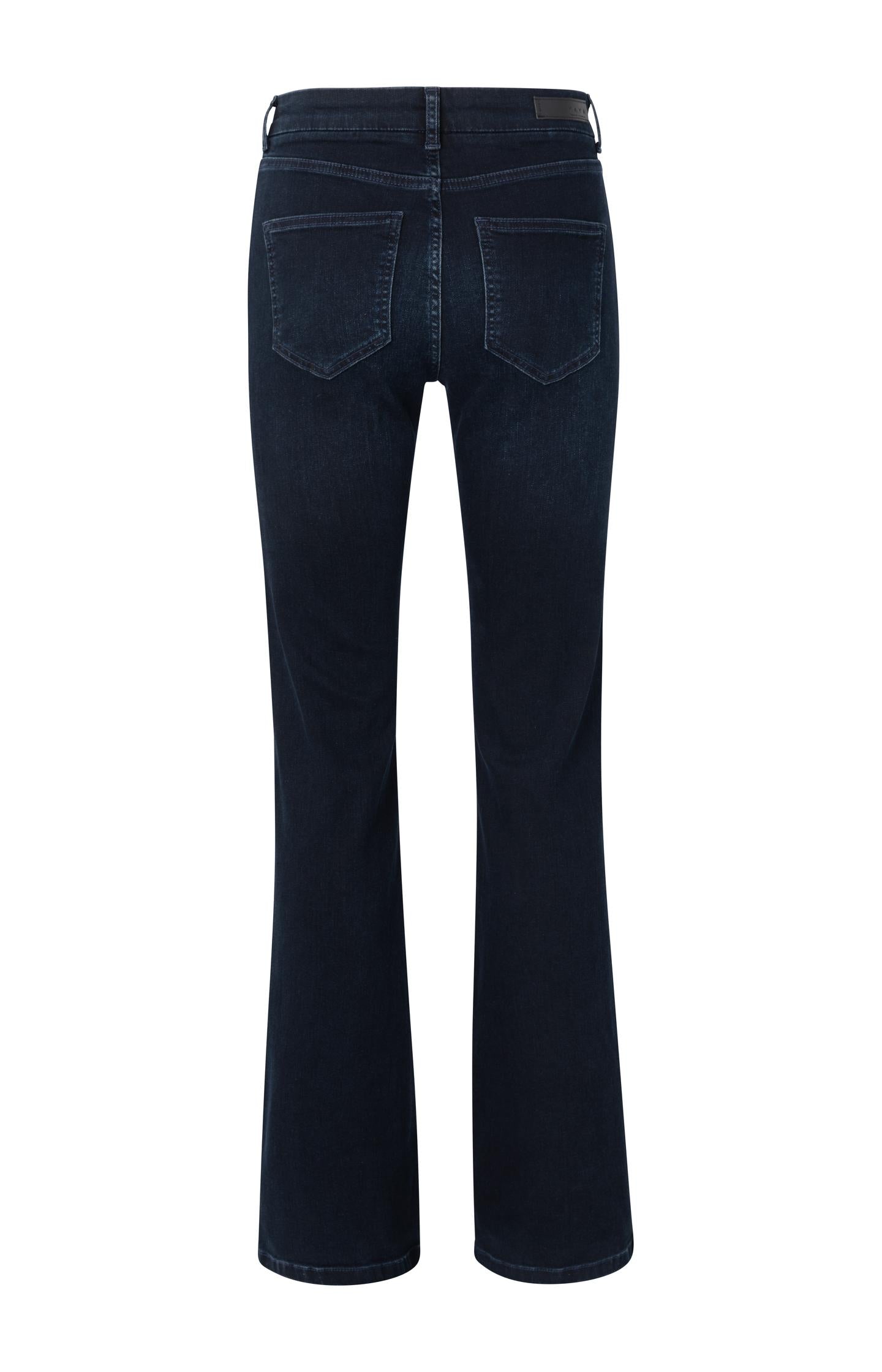 Flared denim jeans with mid waist - L34