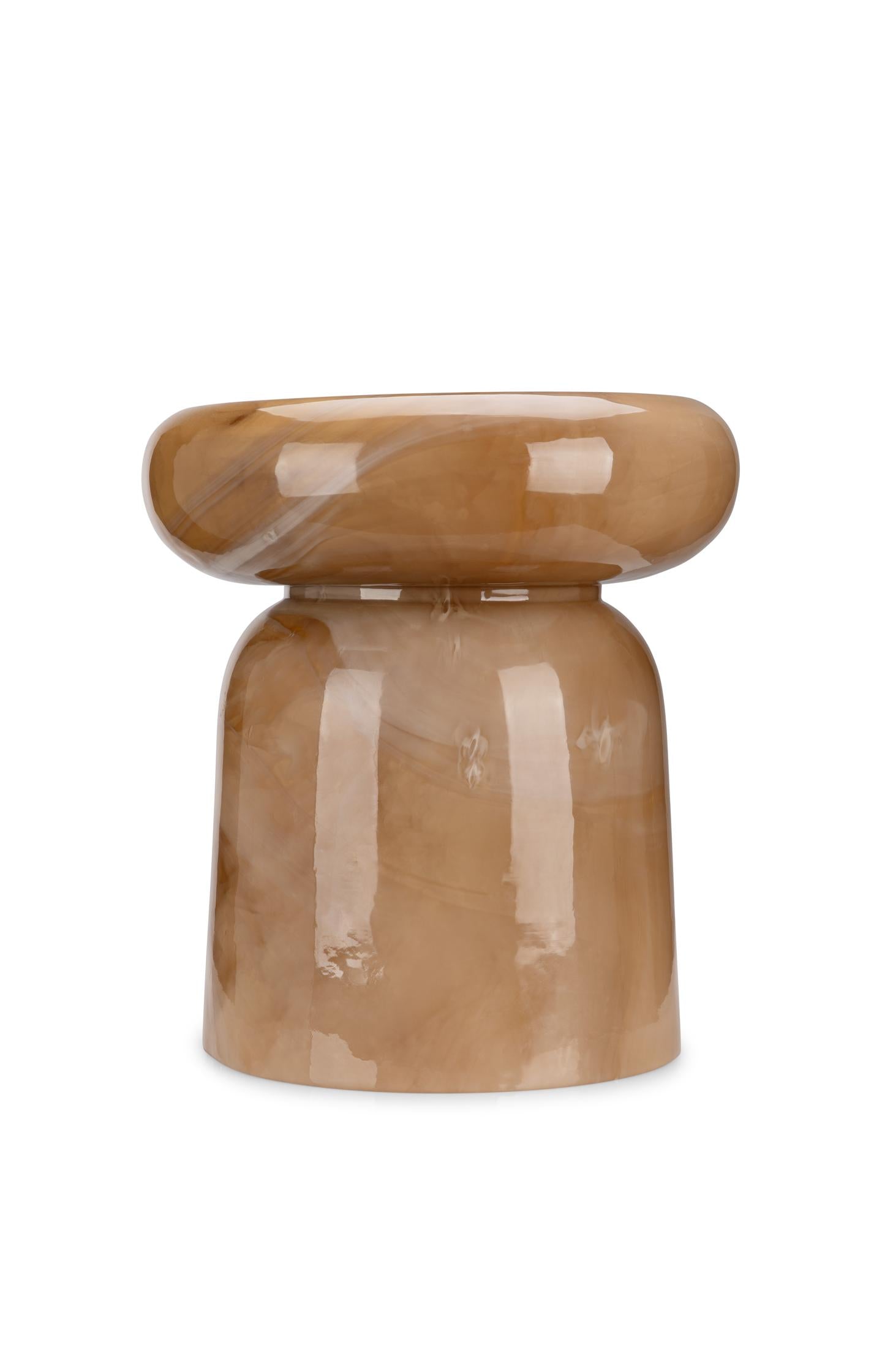 Glass side table - Type: product