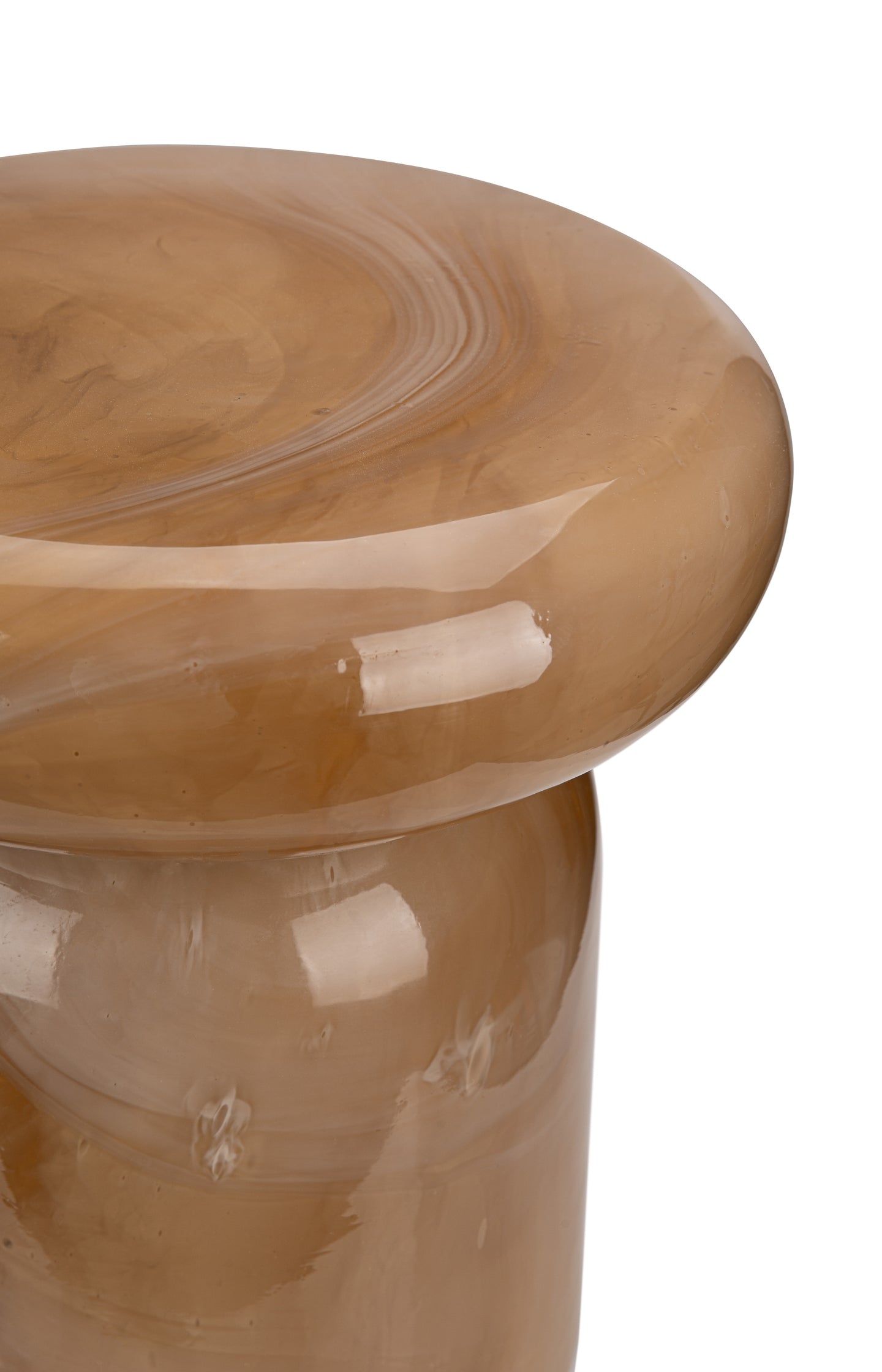 Glass side table - Type: product