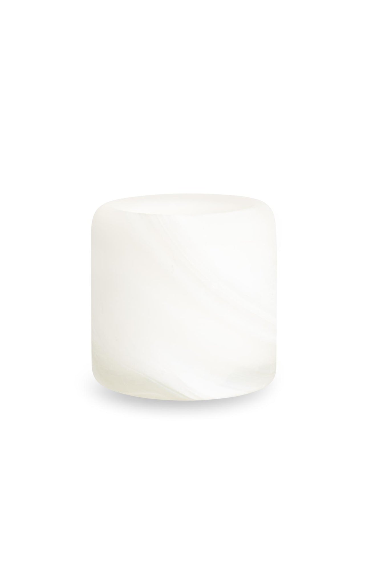 Glass tealight holder with swirl pattern - Type: product