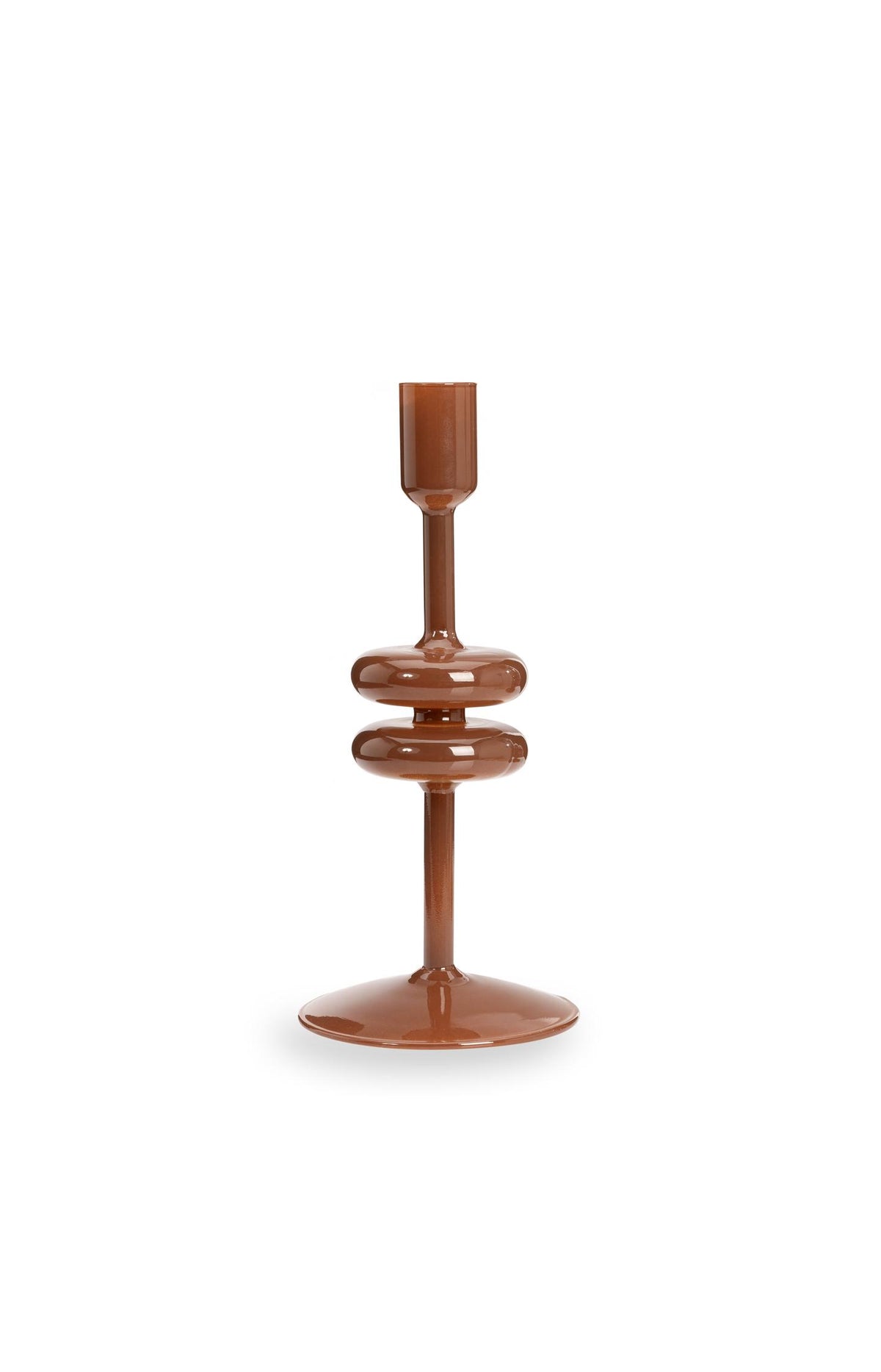 Glossy glass candle holder - small - Type: product
