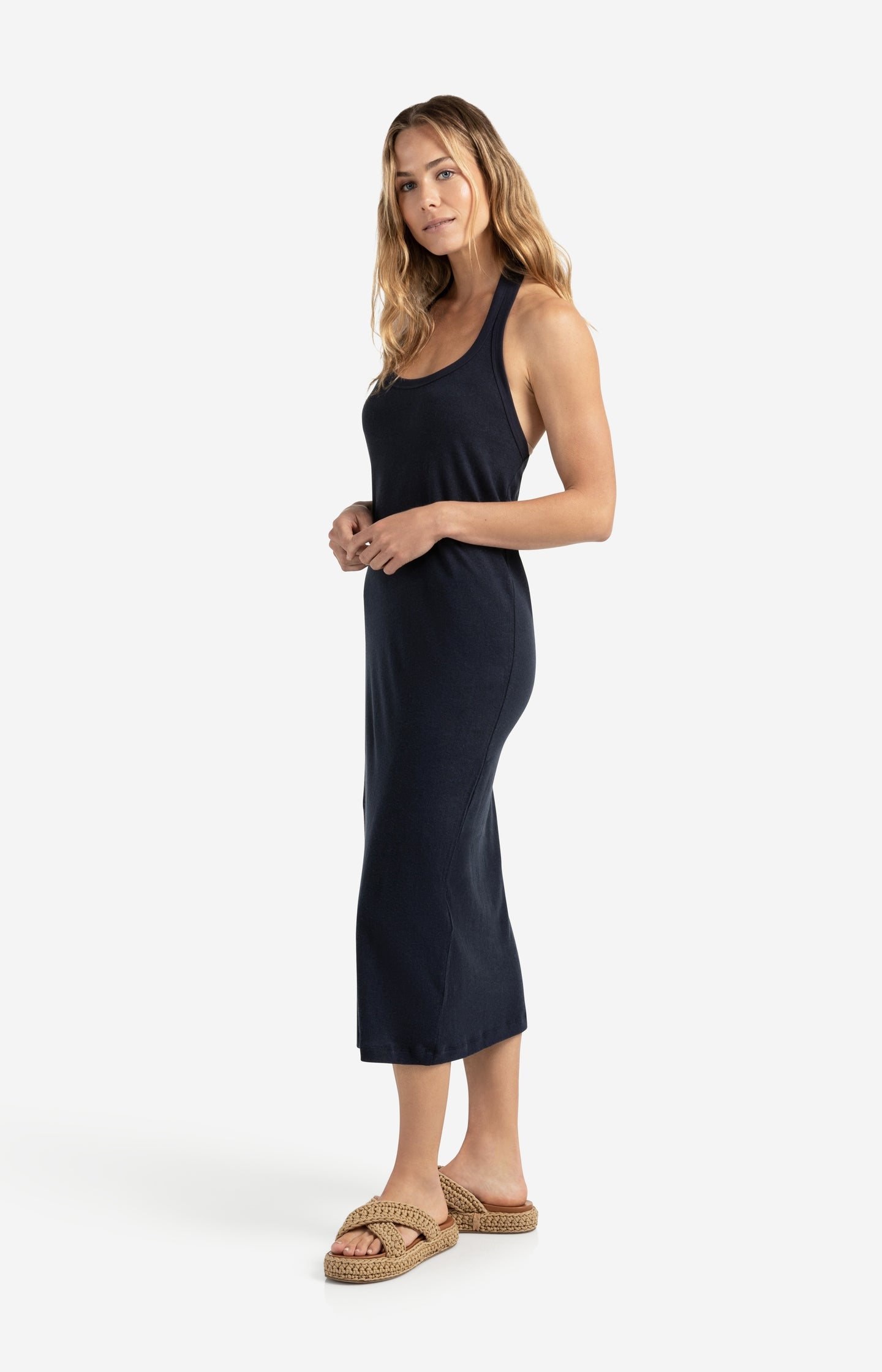 Halter dress with open back - Type: lookbook