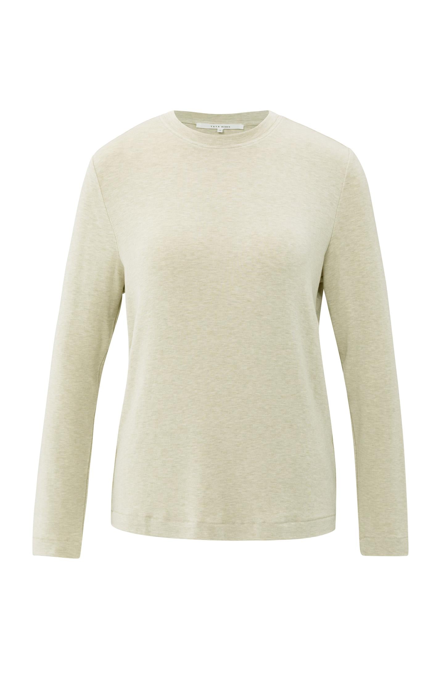 Heavyweight jersey top with long sleeves - Type: product