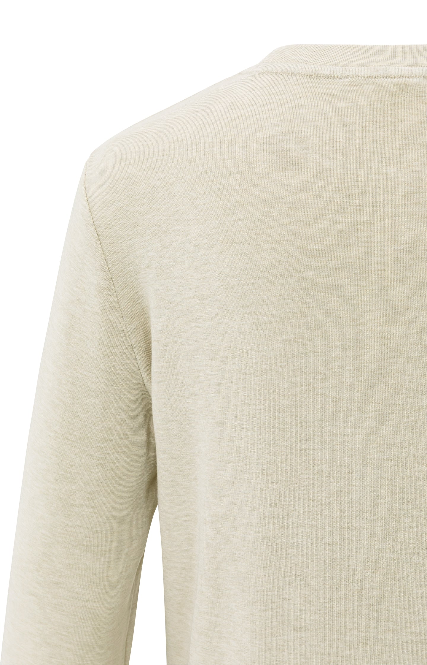 Heavyweight jersey top with long sleeves