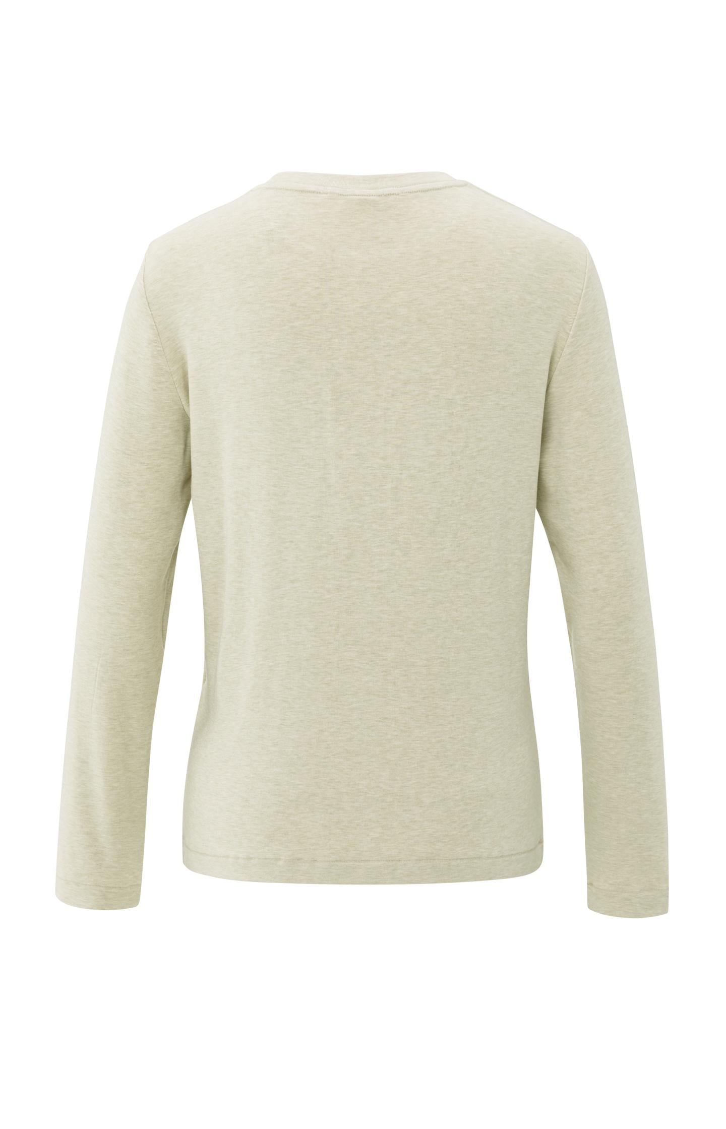 Heavyweight jersey top with long sleeves