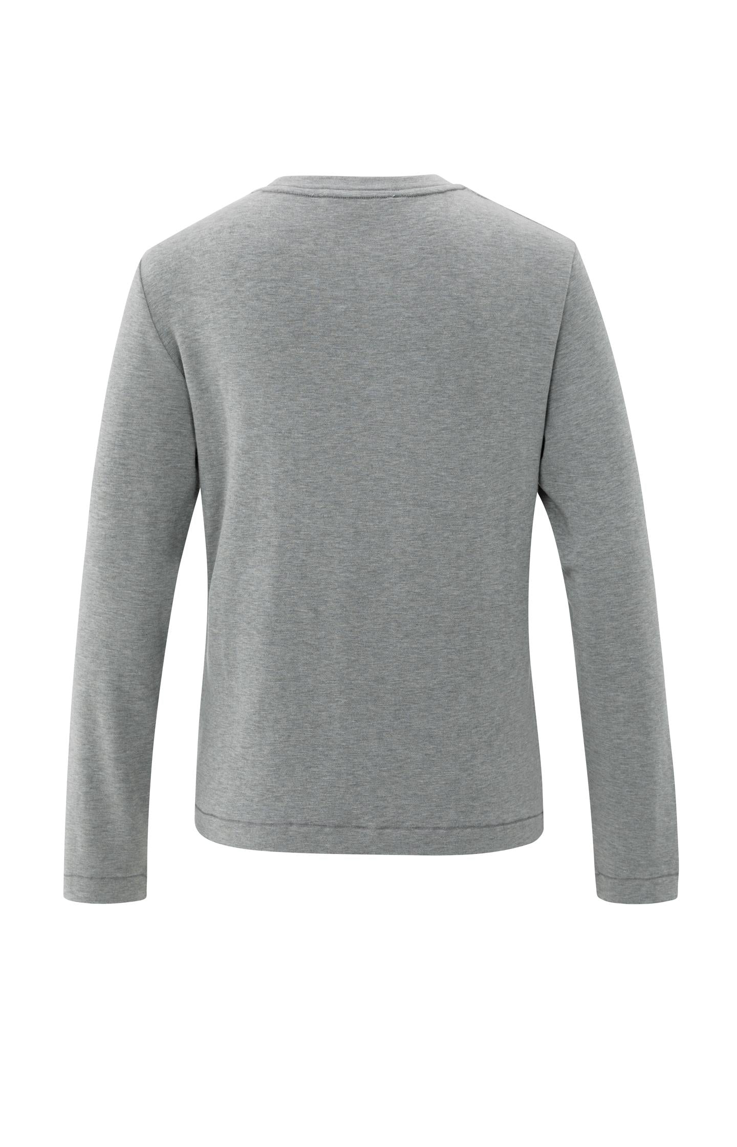 Heavyweight jersey top with long sleeves