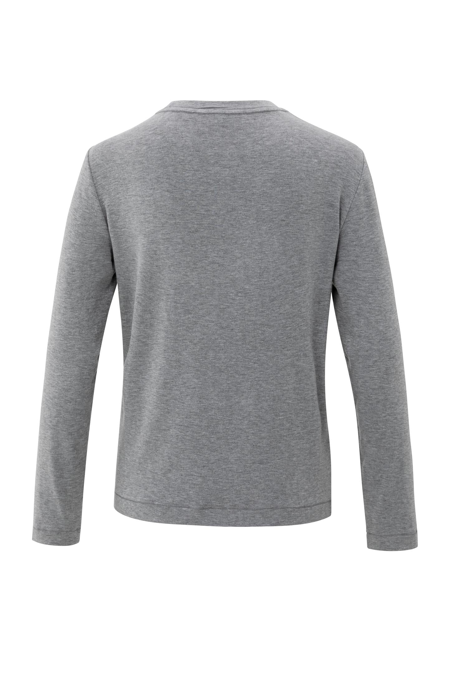 Heavyweight jersey top with long sleeves