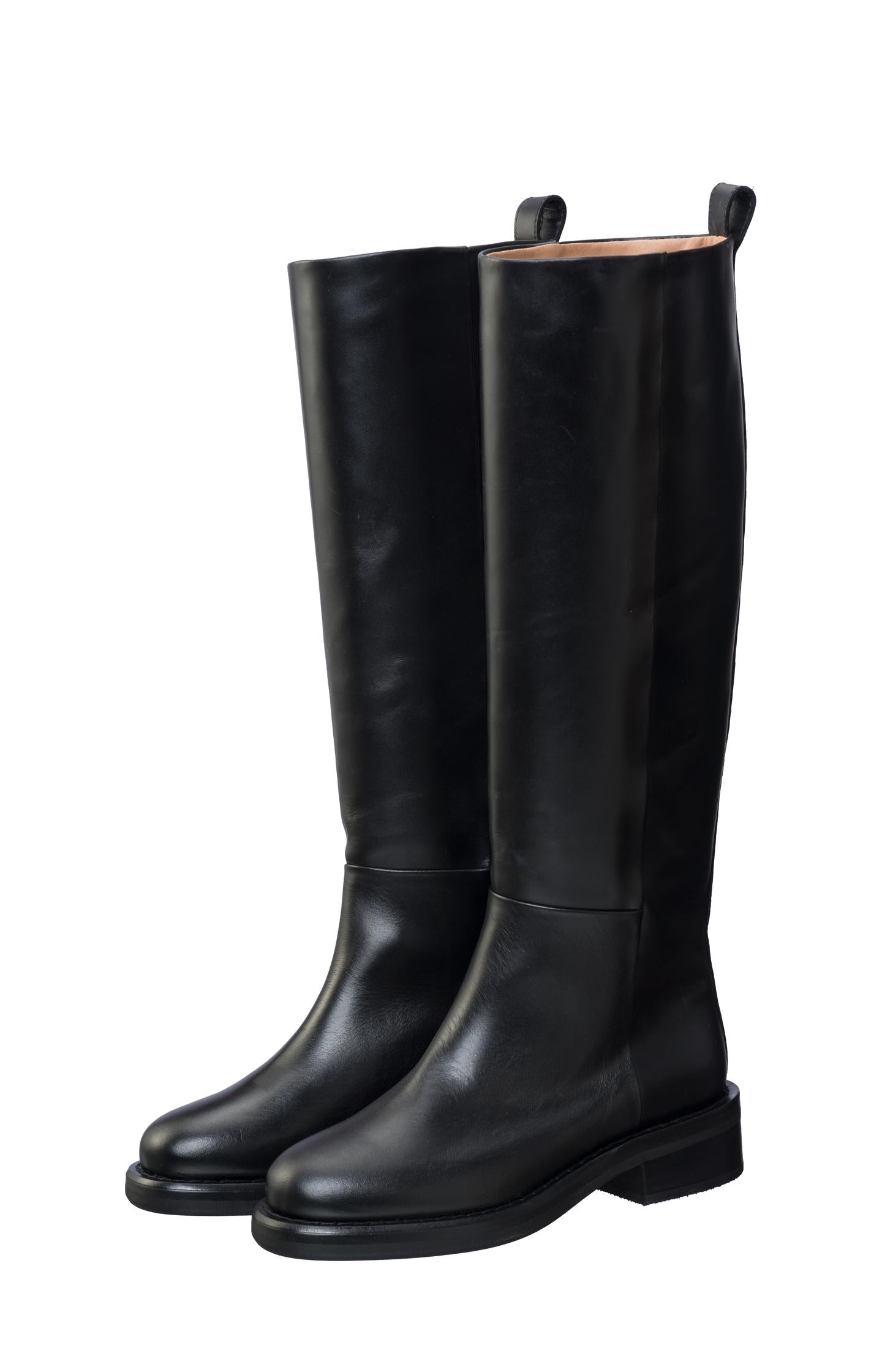 High boots in leather - Type: product