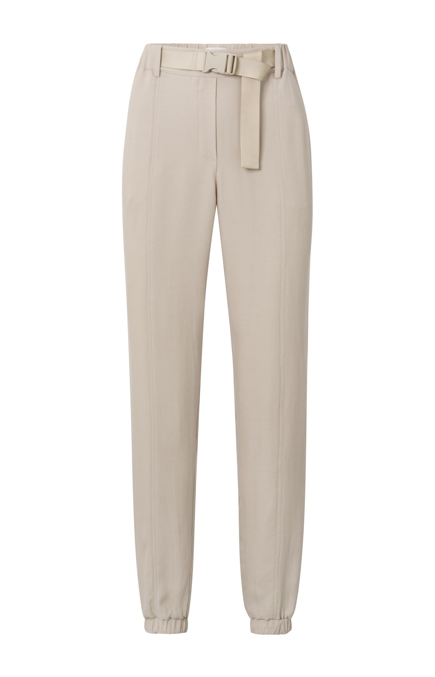 High waist trousers with cargo belt and side pockets - Type: product