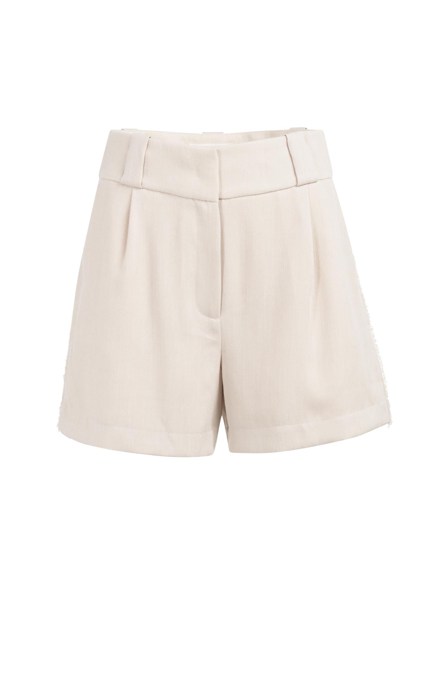 high waisted stretch waistband shorts