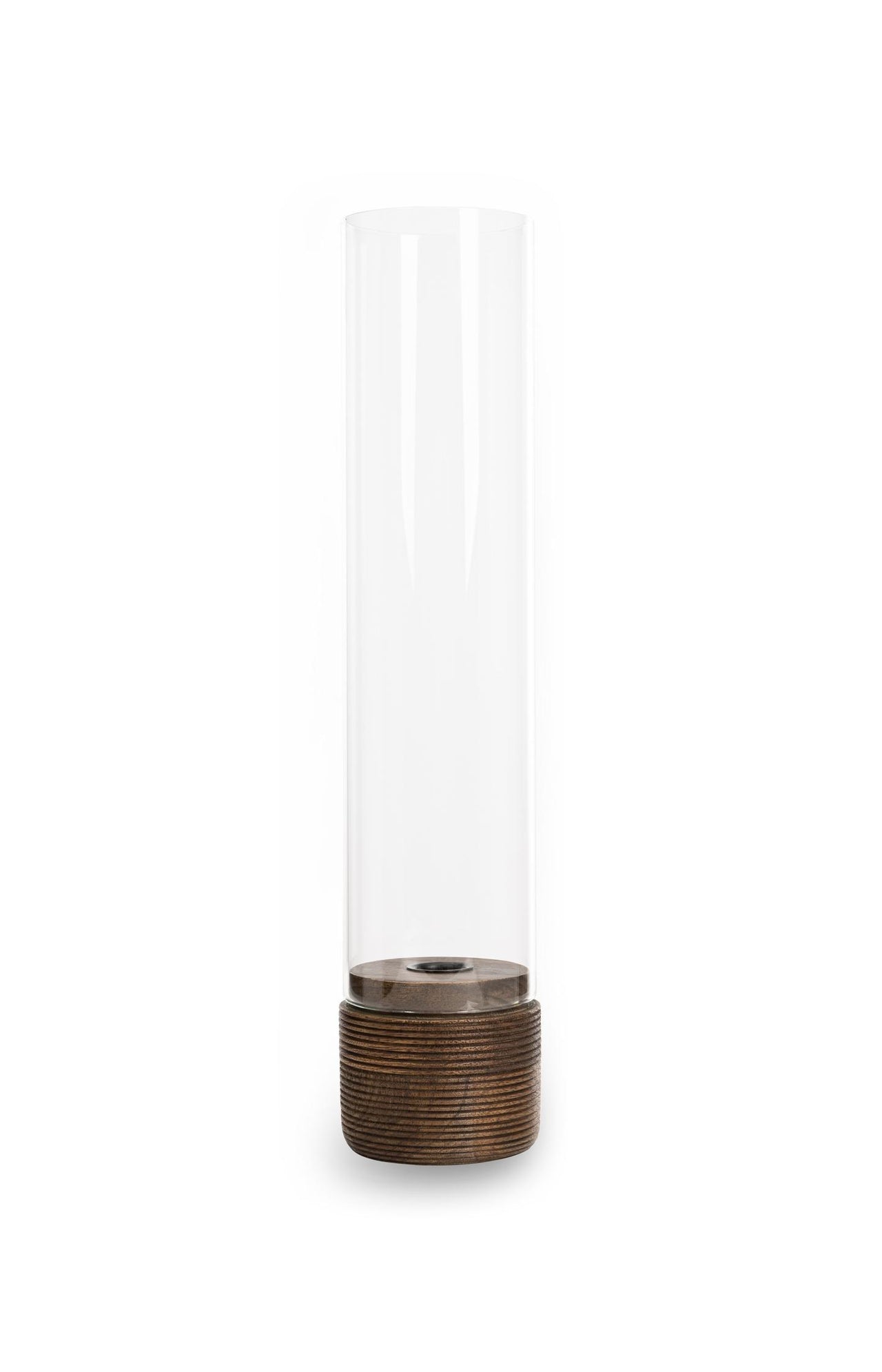 Hurricane with ribbed mango wood base - Type: product