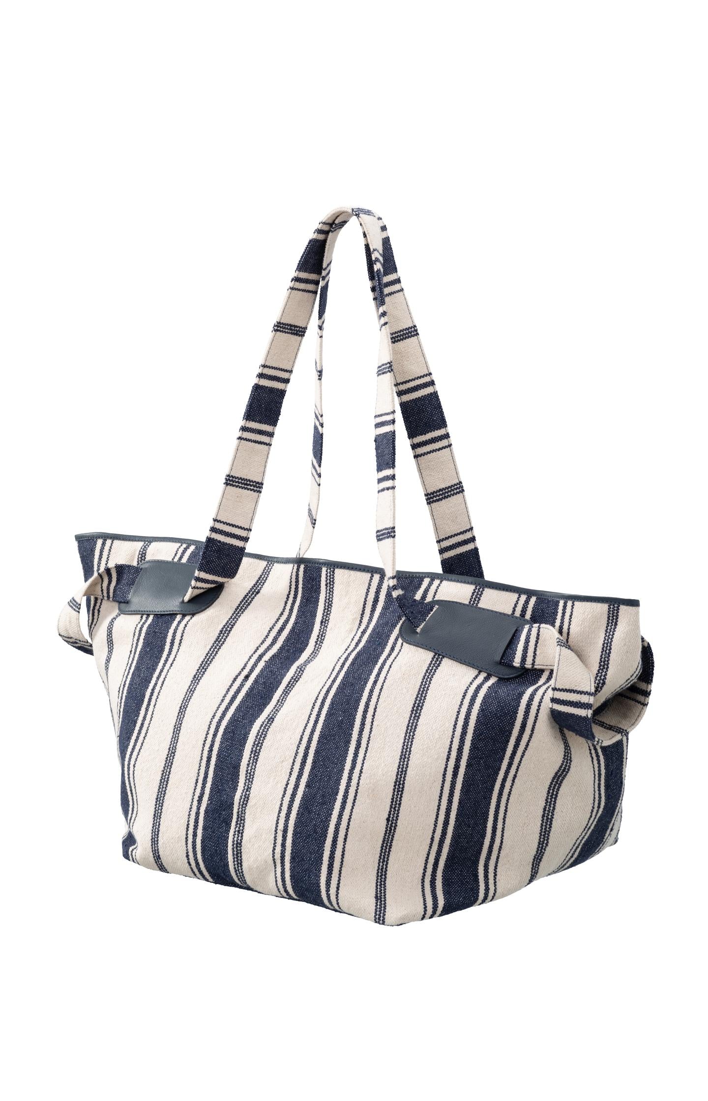 Jacquard beach bag - Off White Dessin