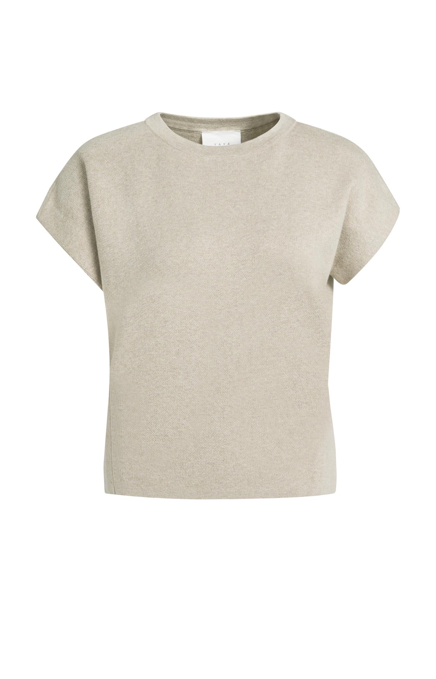Haut en maille jacquard avec mancherons