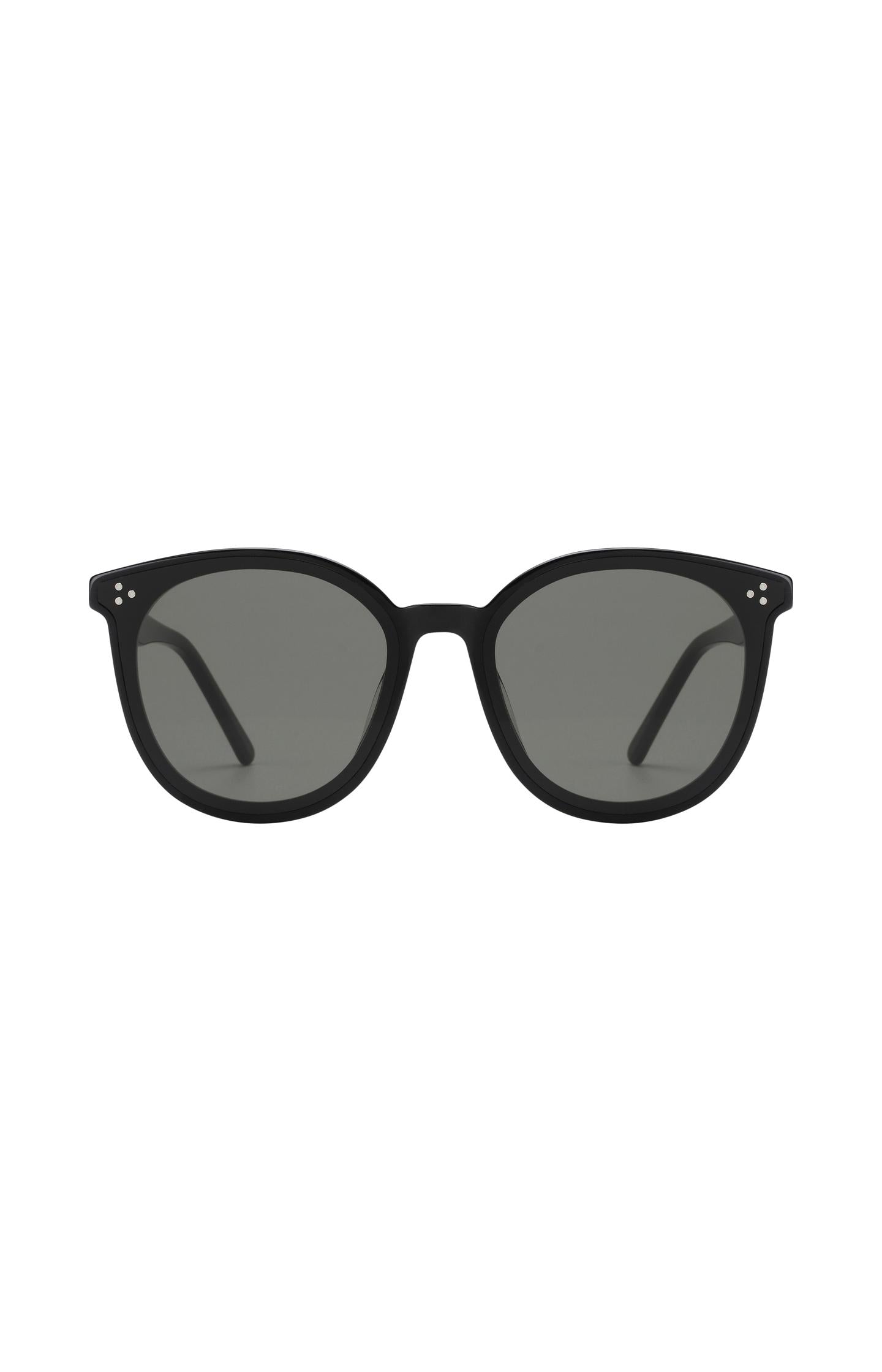 Jenn sunglasses in rounded butterfly design with black lens