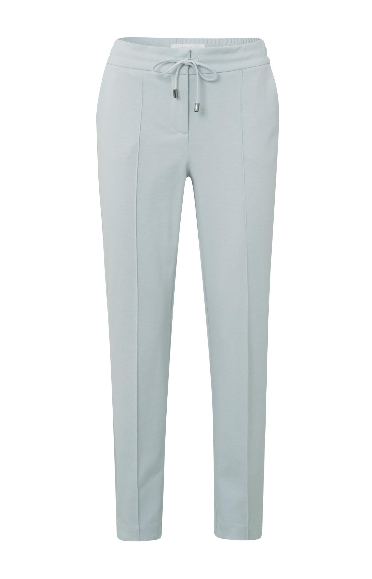 Jersey jogging trousers with side pockets, and zip fly - Type: product