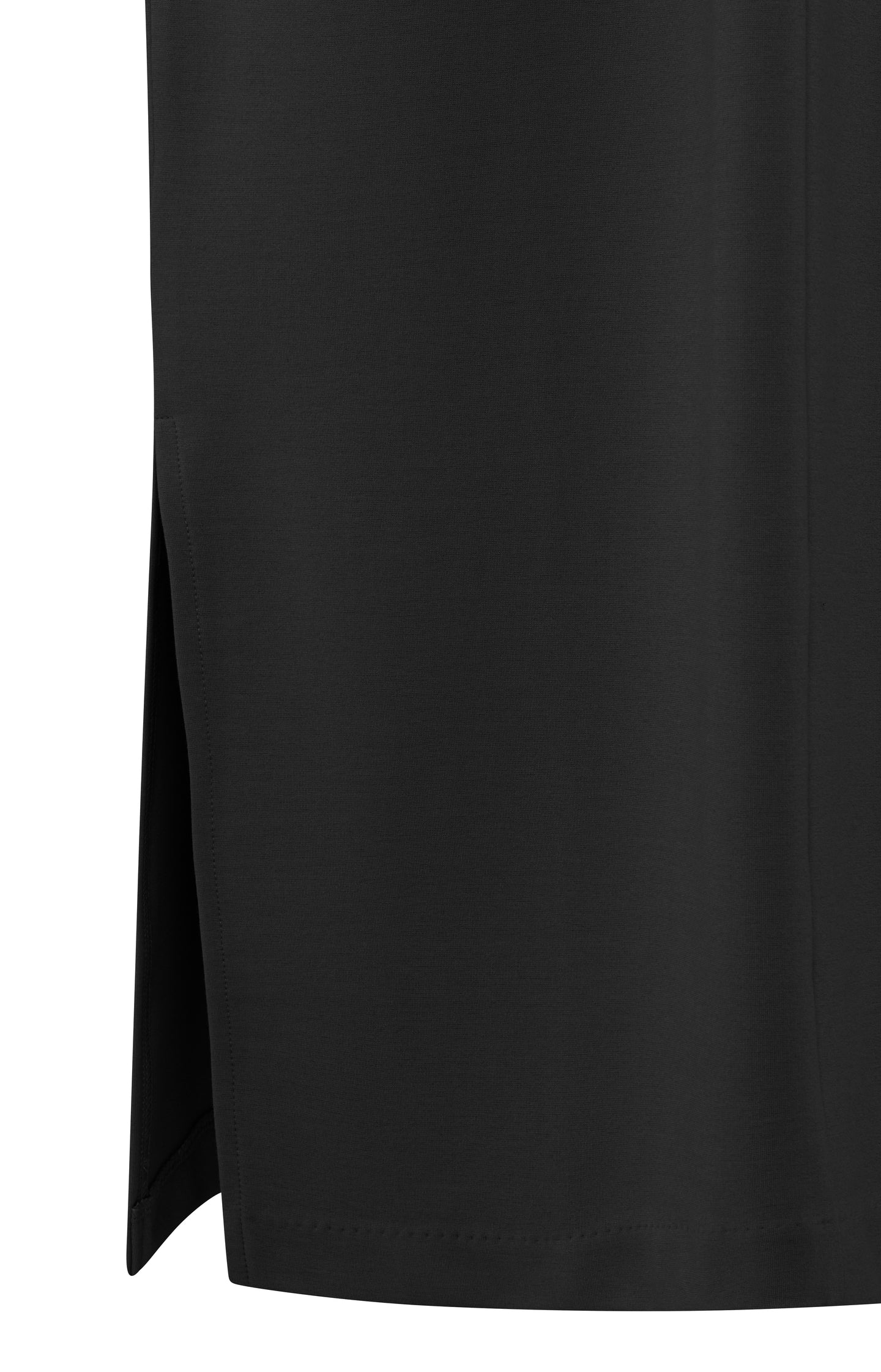 Jersey midi dress with pocket details