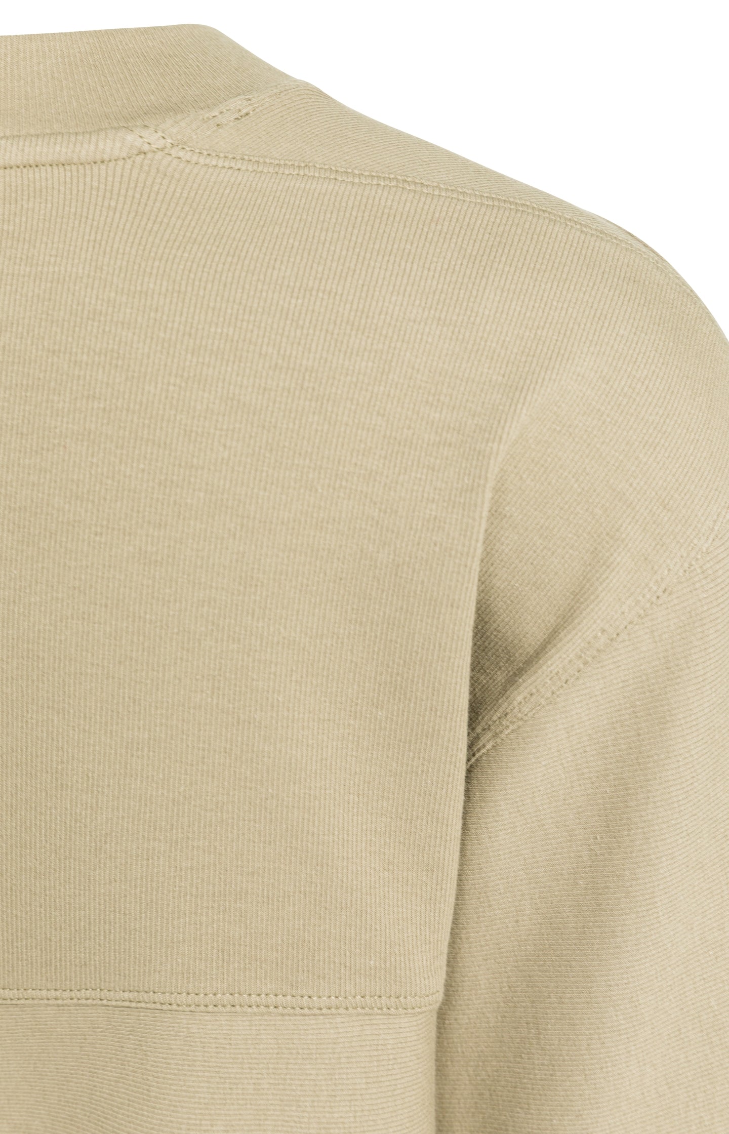 Jersey rib top with short sleeves