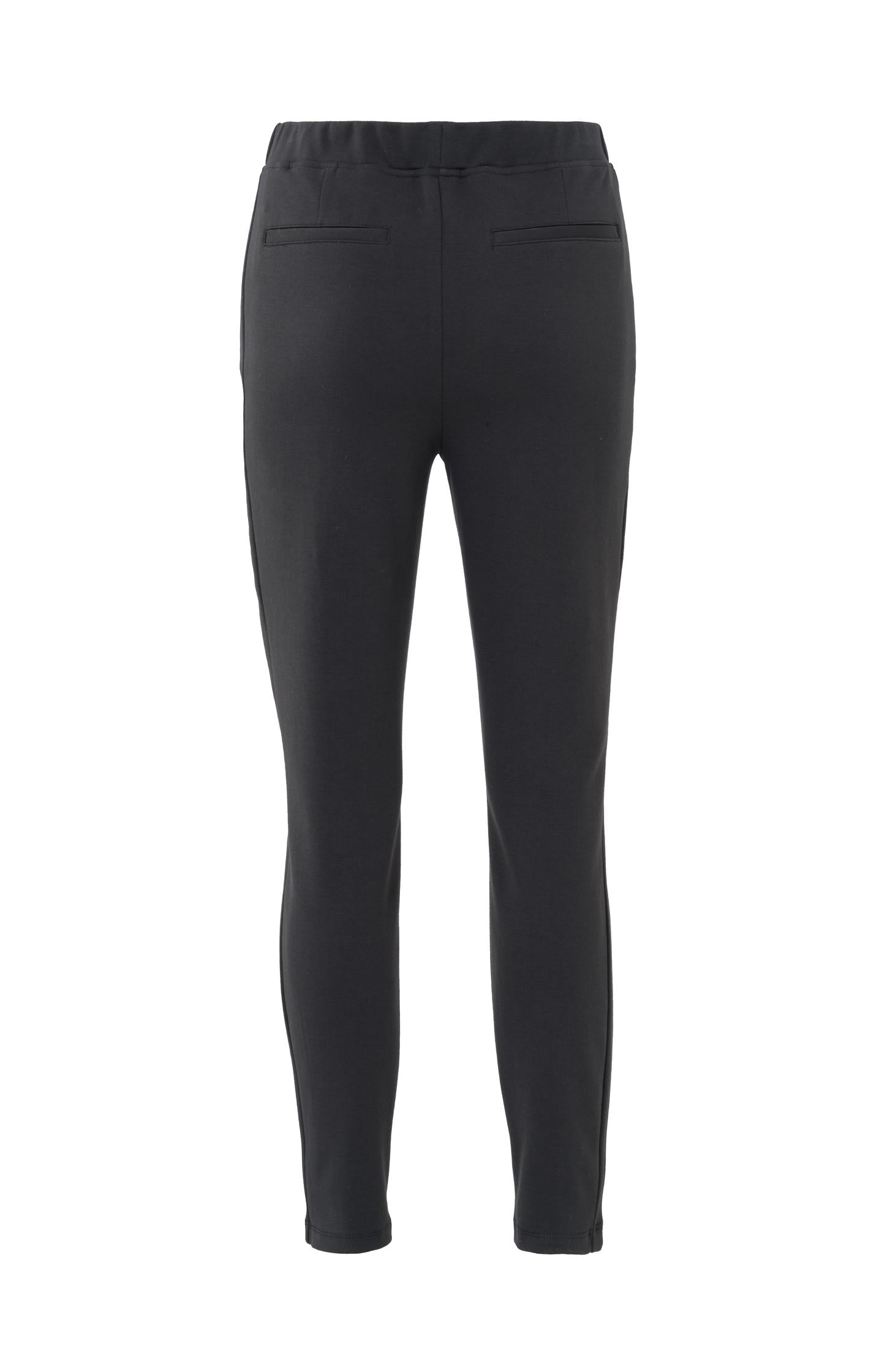 Jersey scuba trousers in a cotton blend