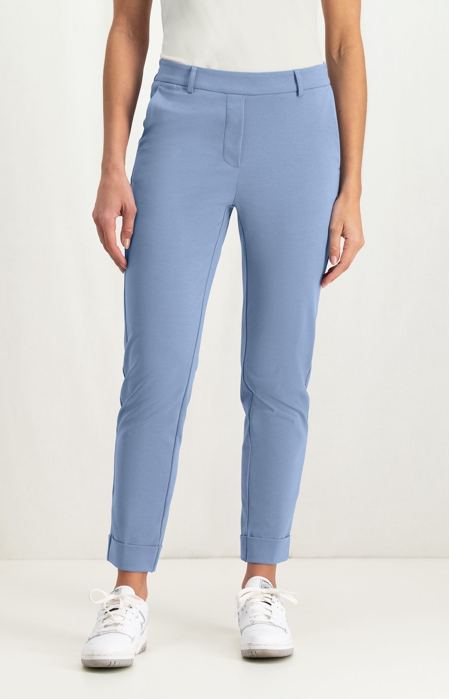 Jersey tailored trousers with elastic waist and pockets - Type: lookbook