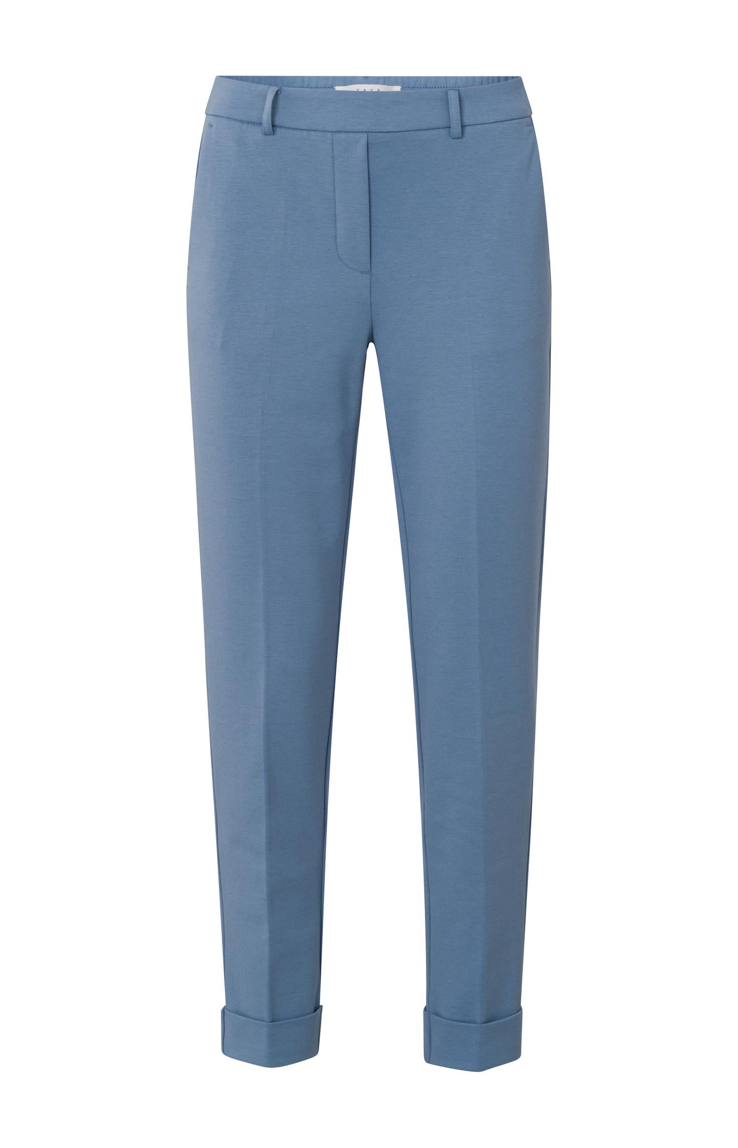 Jersey tailored trousers with elastic waist and pockets - Type: product