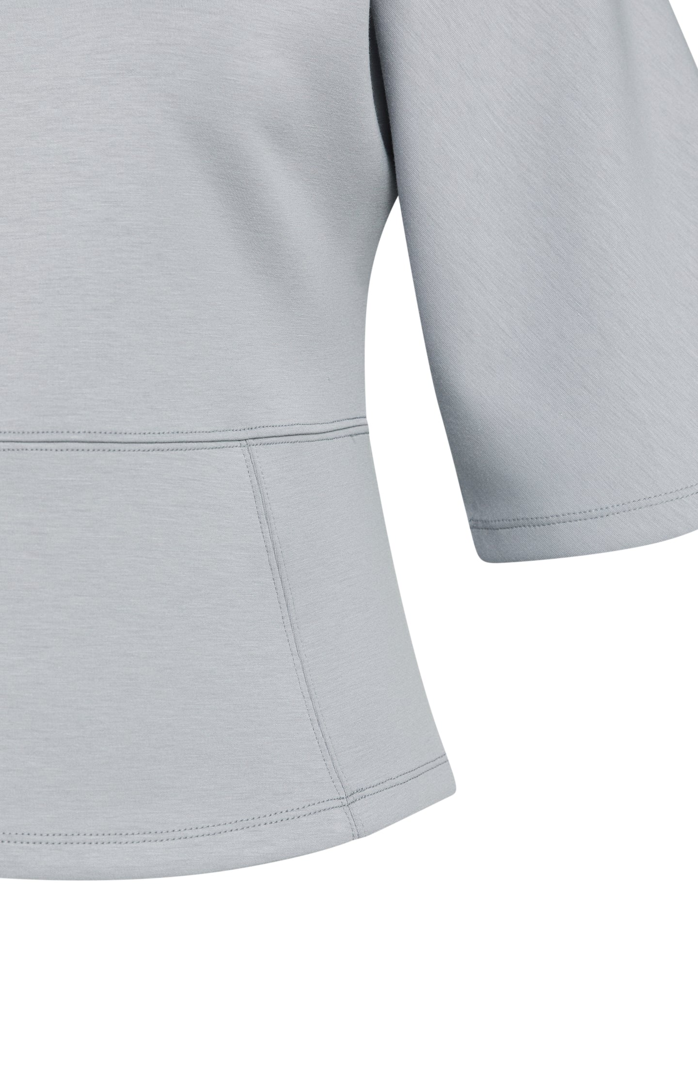 Jersey top with wide mid-length sleeves - Type: lookbook