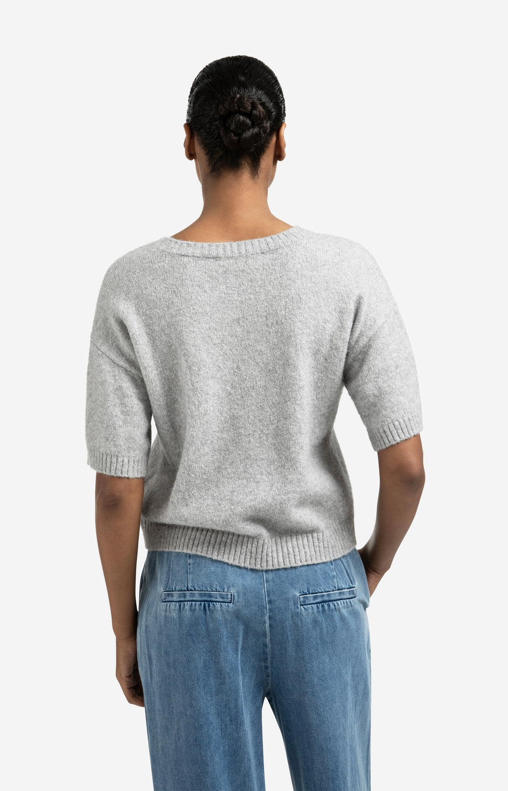 YAYA B.V / Damen-Sweat / Sweatshirt mit Rippung