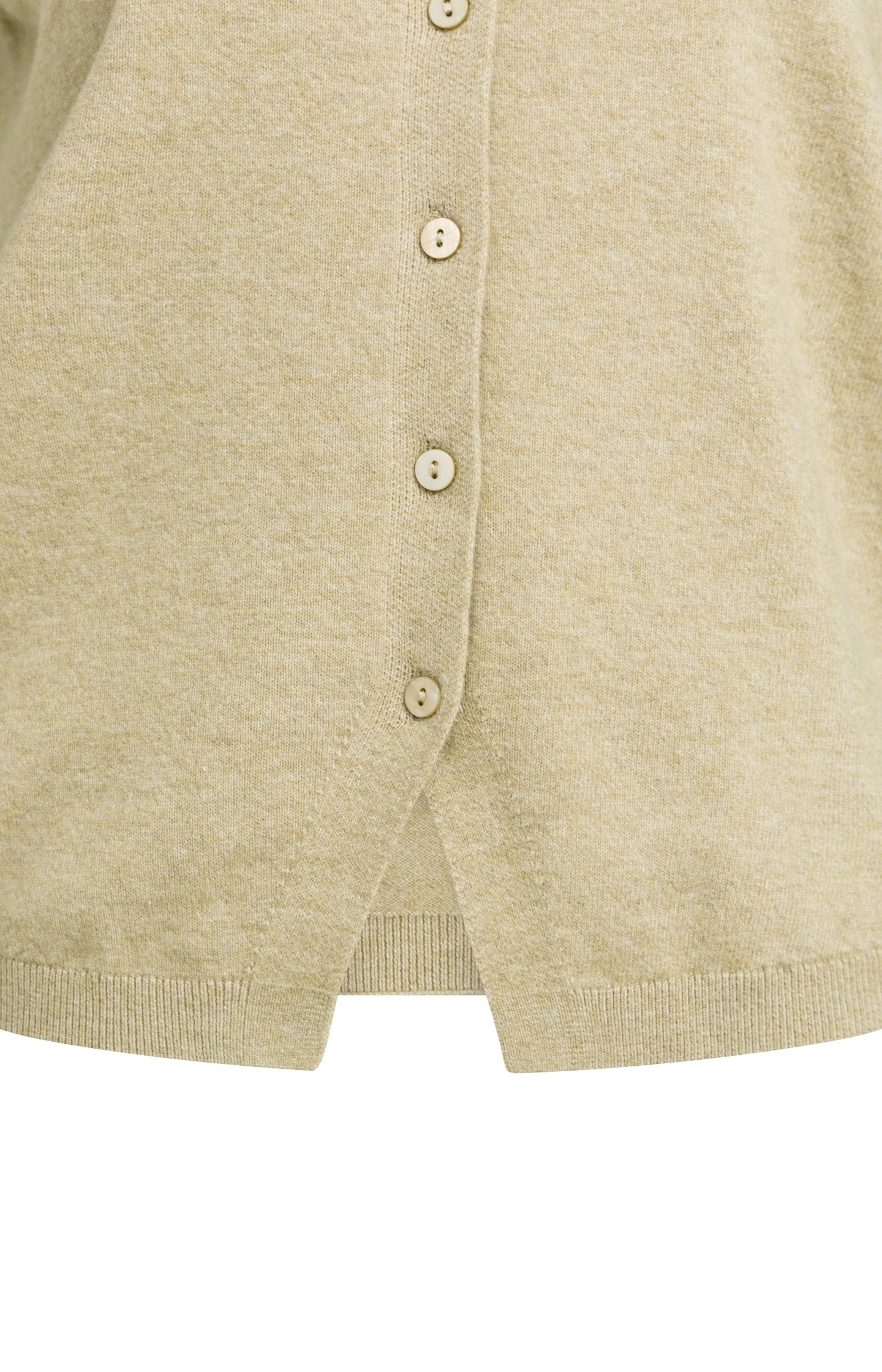 Knitted spencer with button closure - Type: product
