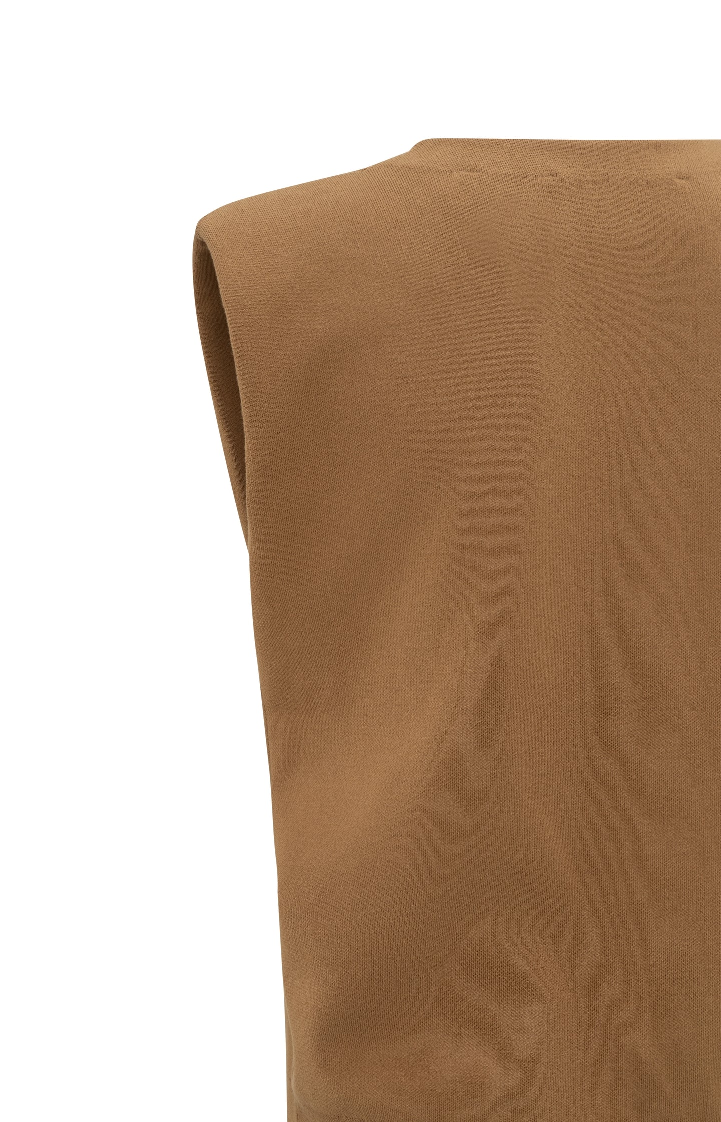Knitted spencer with shoulder details and V-neck