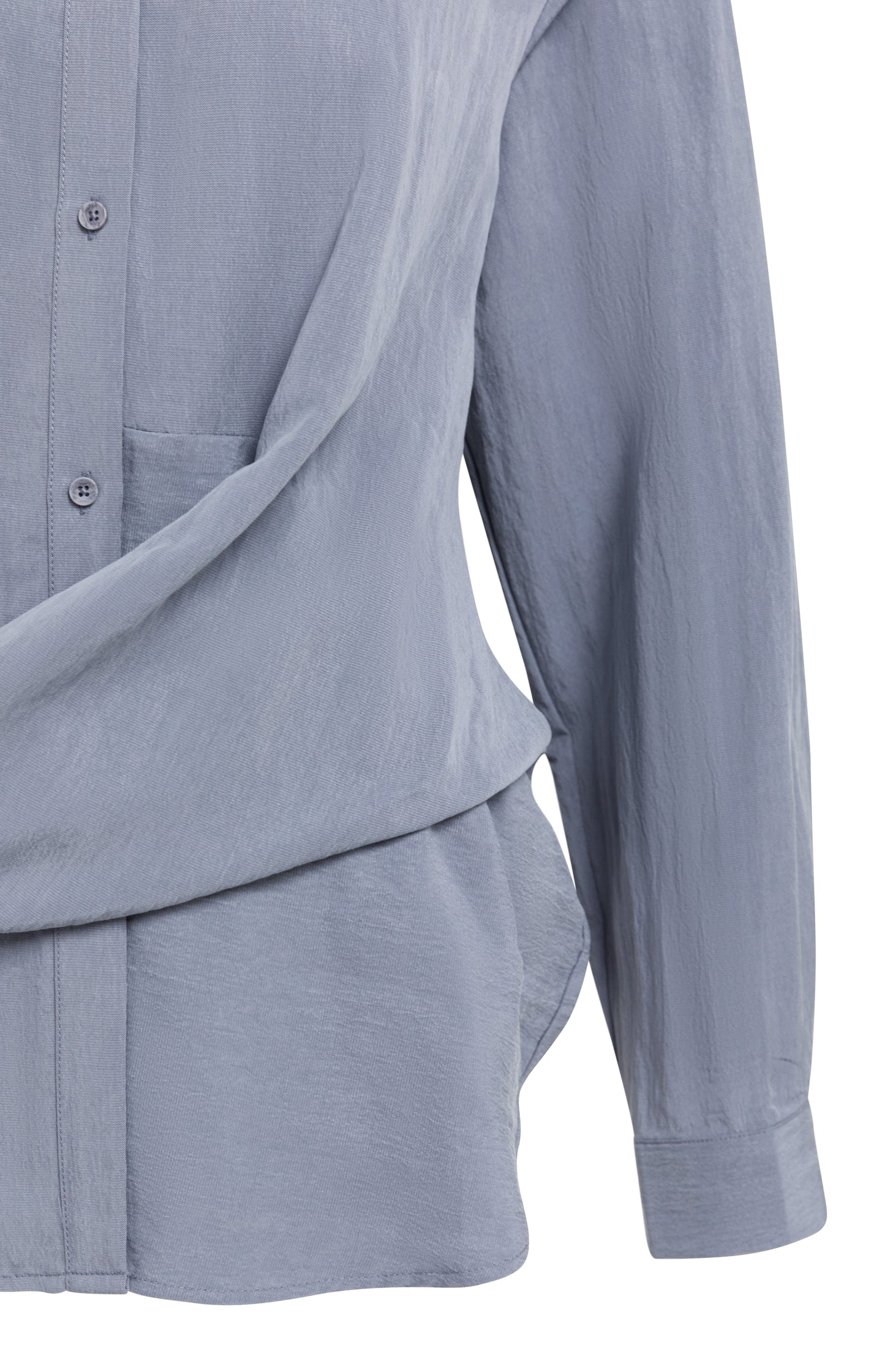 Knotted blouse with long sleeves - Type: product