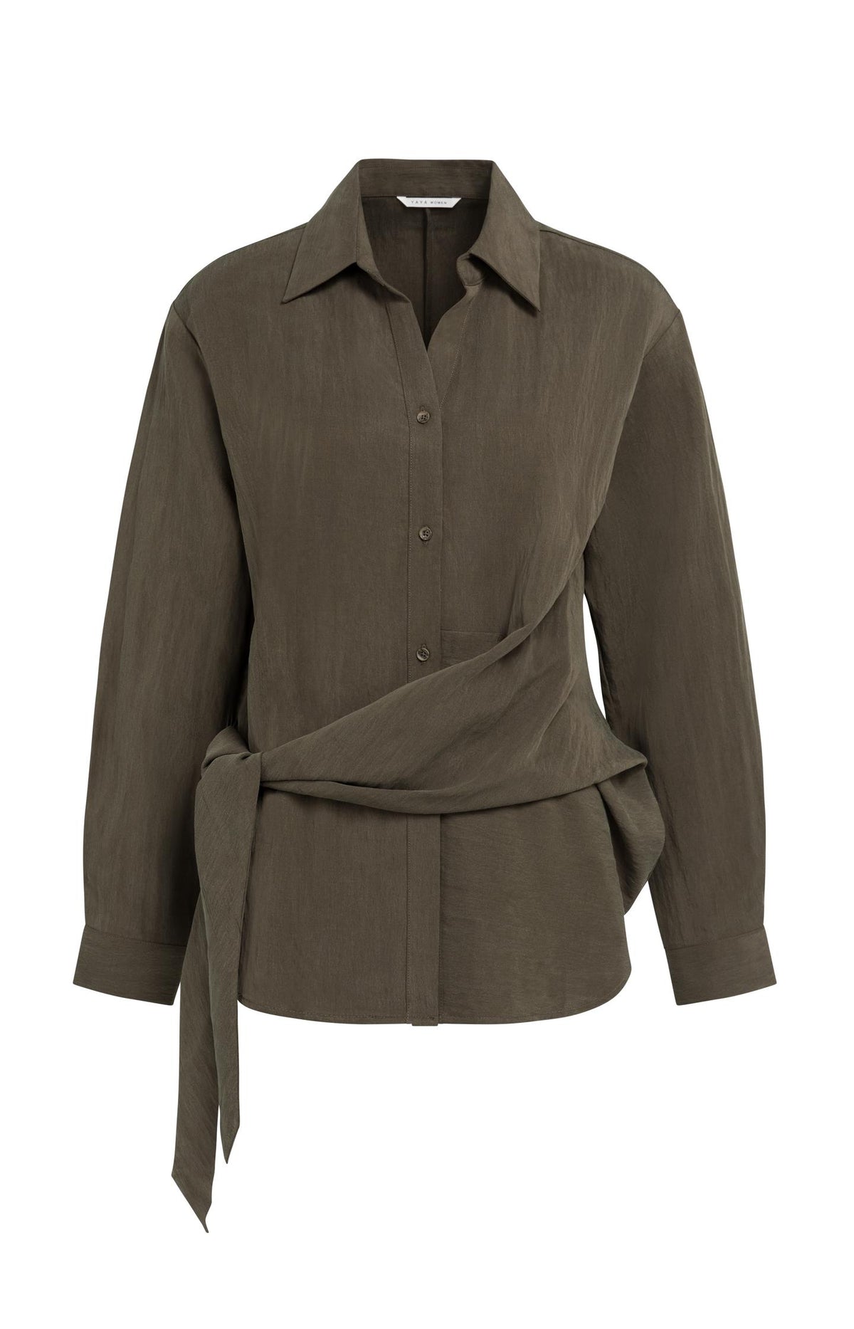 Knotted blouse with long sleeves - Type: product