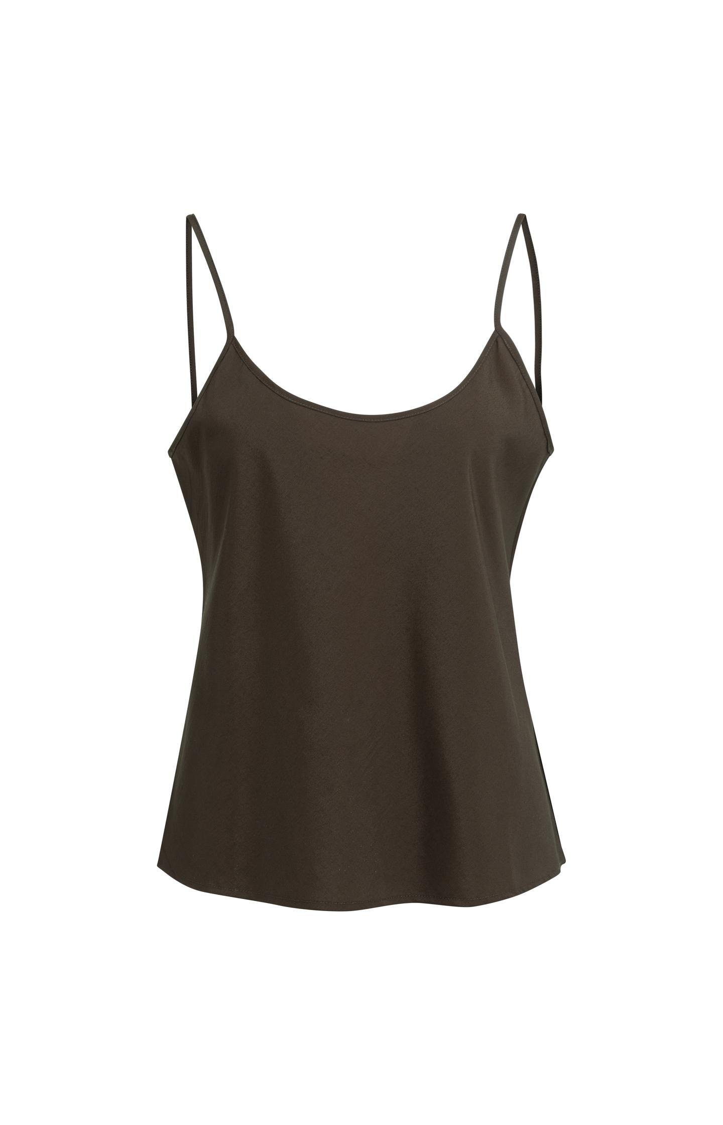 Knotted blouse with matching sleeveless top