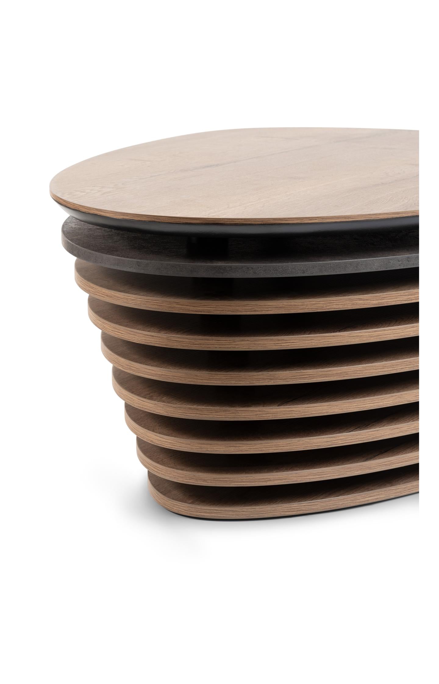 Large oval coffee table