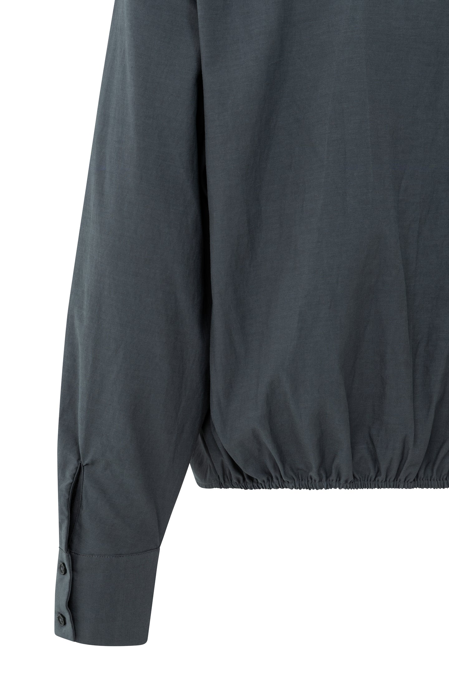 Layered blouse with tie detail and long sleeves