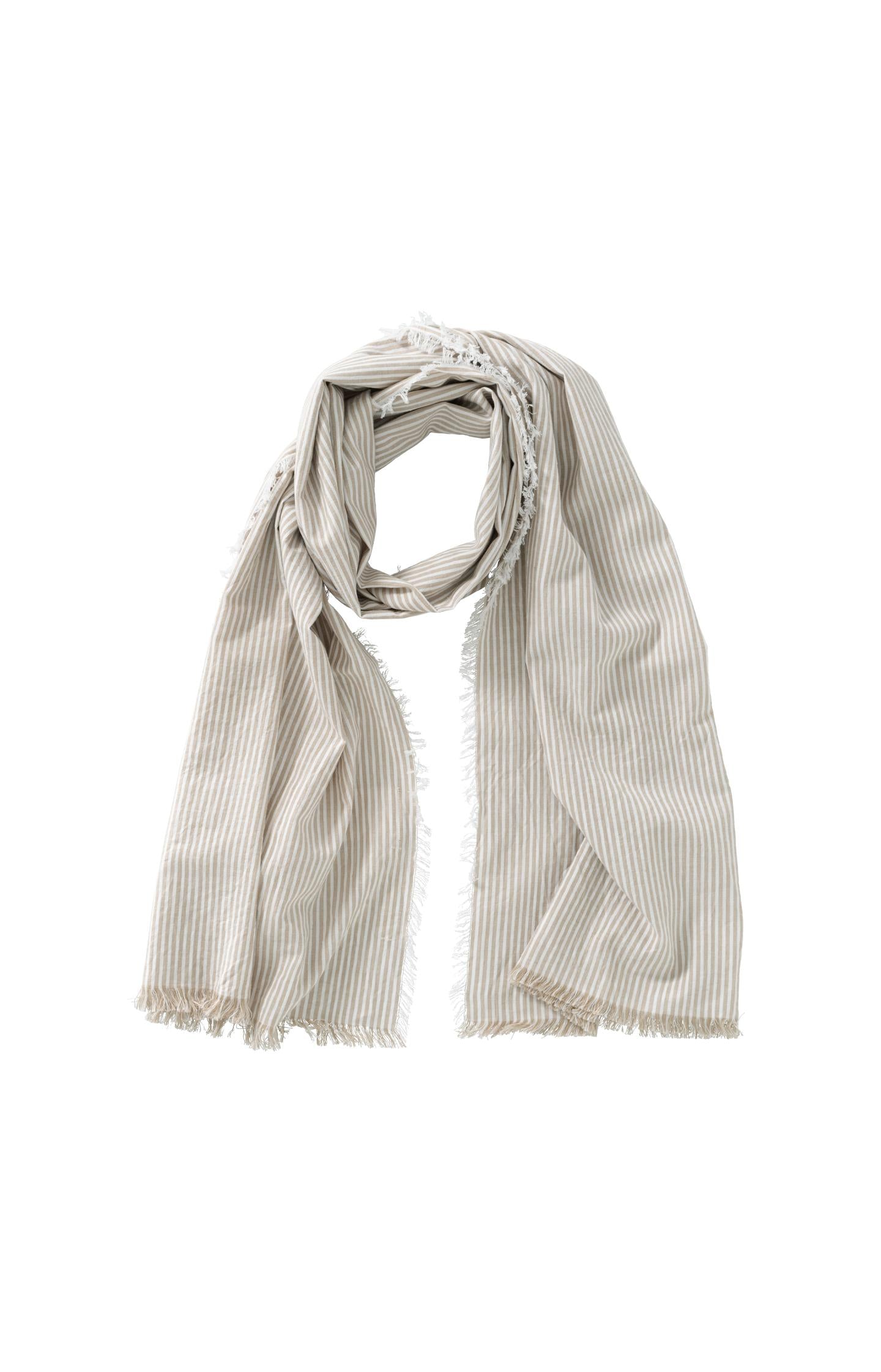 Lightweight scarf with stripes - Type: product