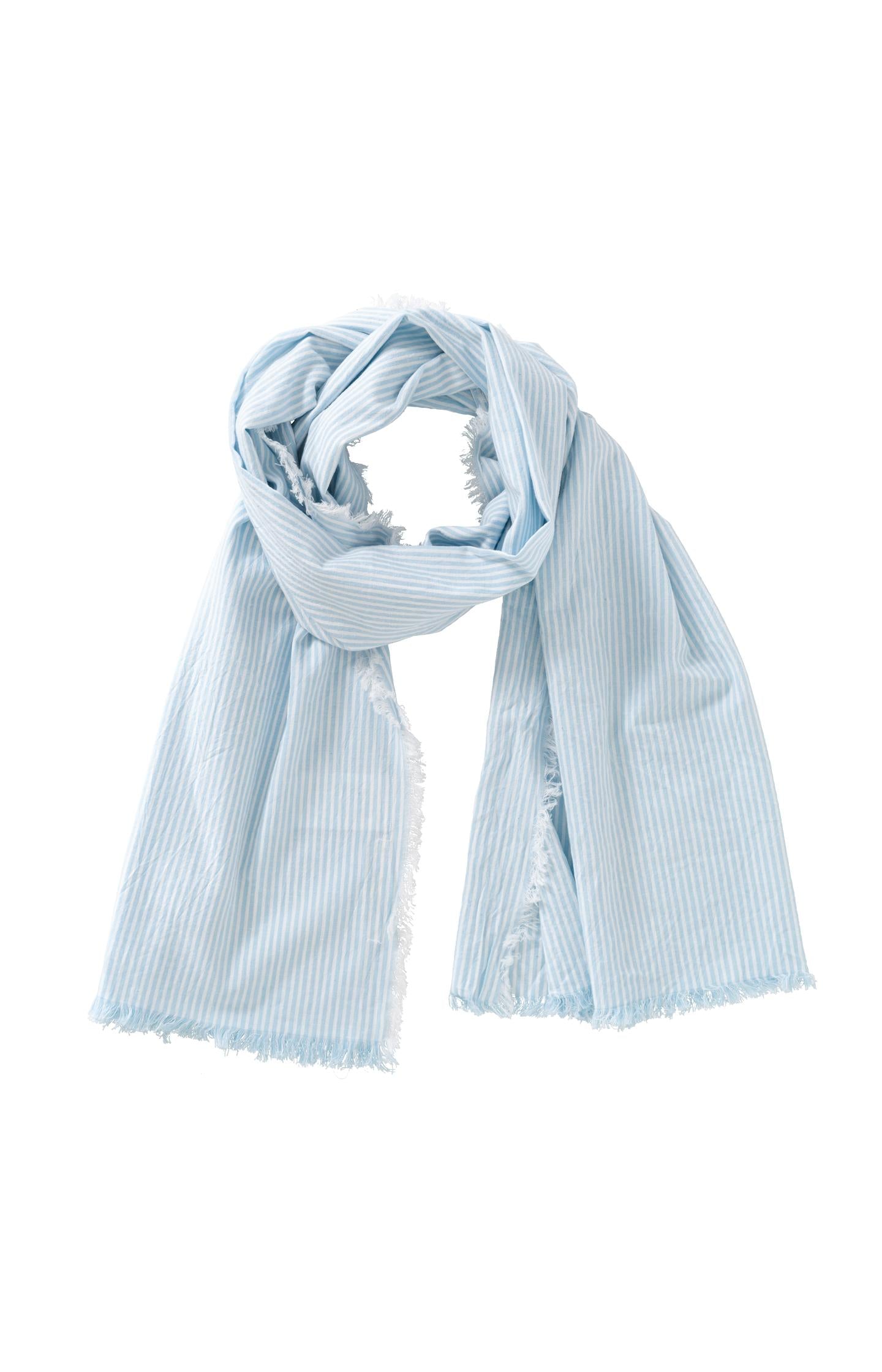 Lightweight scarf with stripes - Type: product