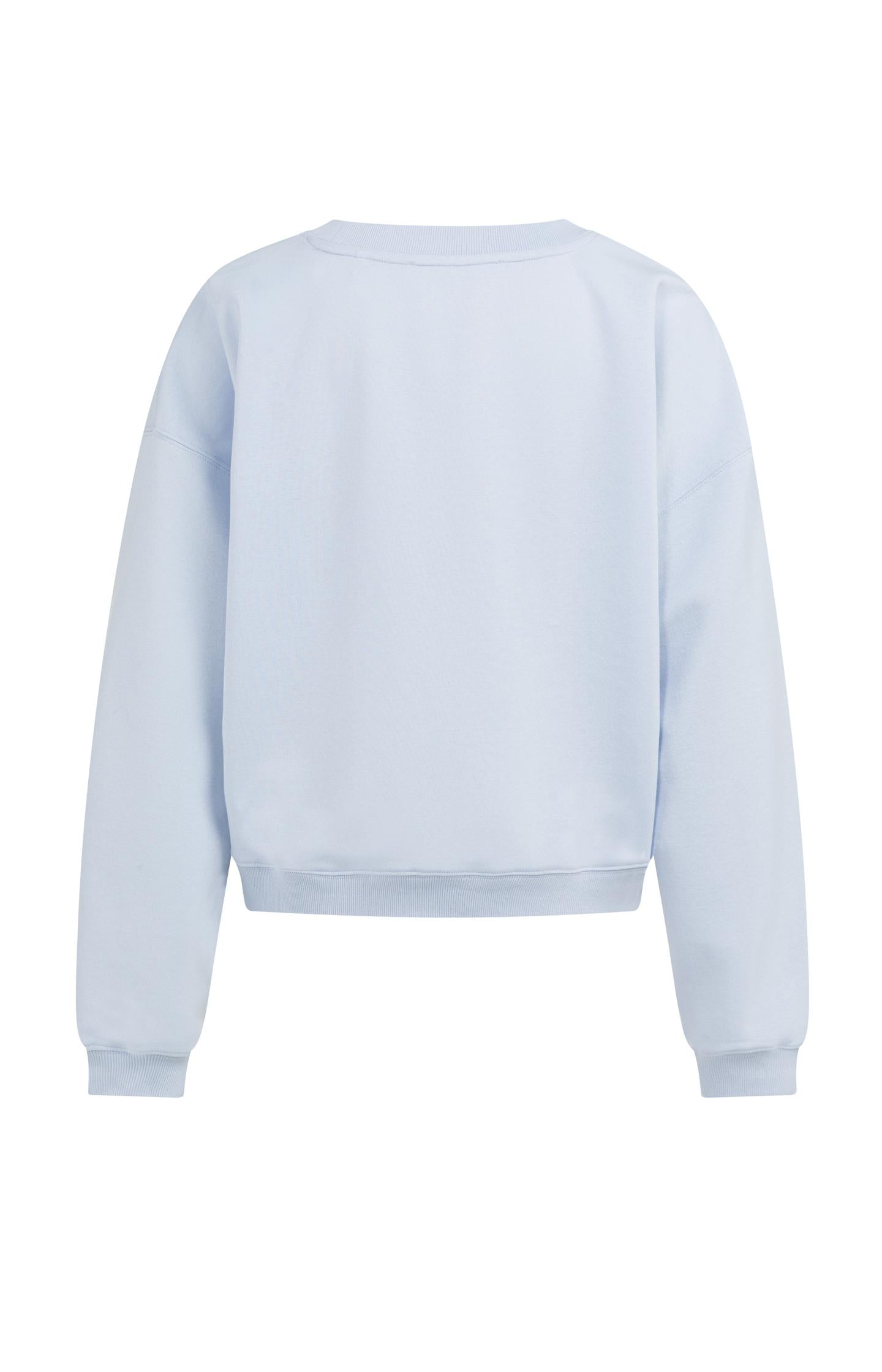 Lightweight sweater with crew neck