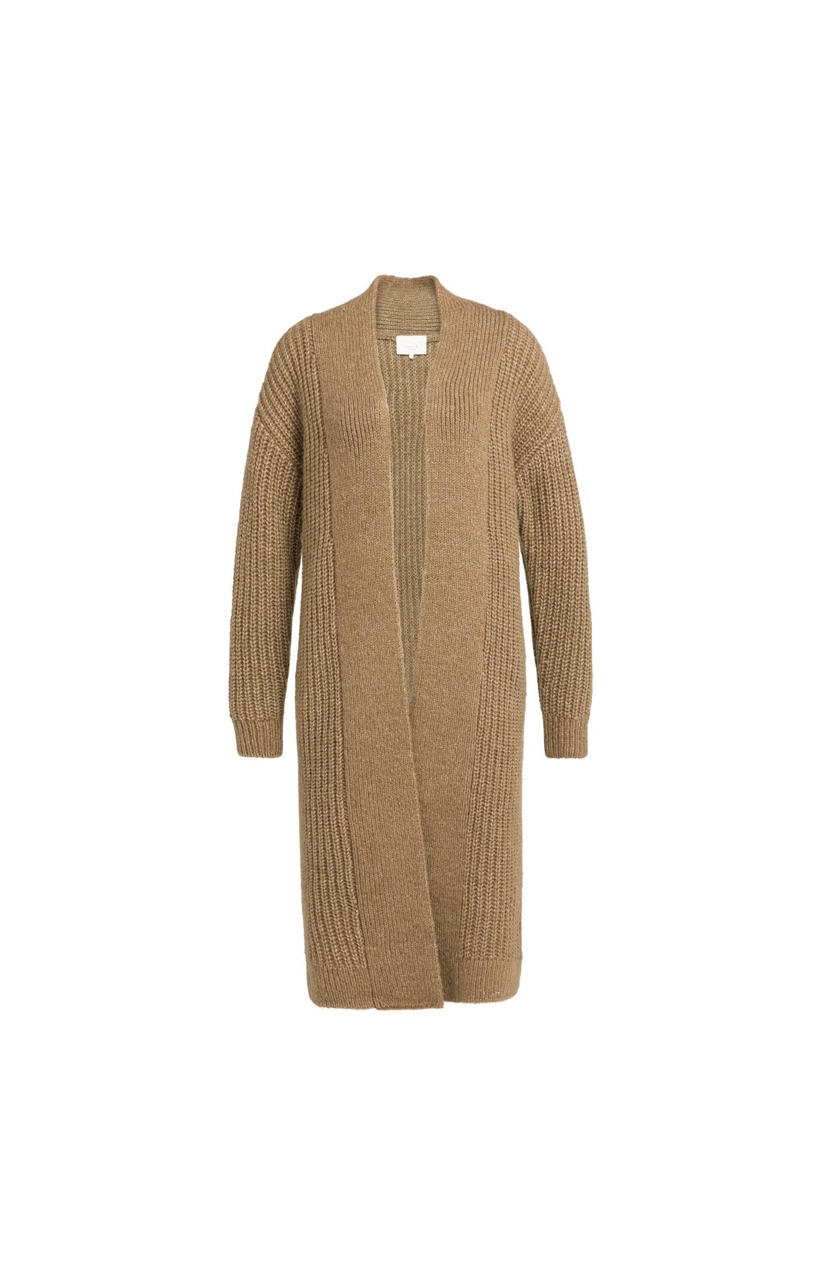 Long chunky knit cardigan with long sleeves - Type: product