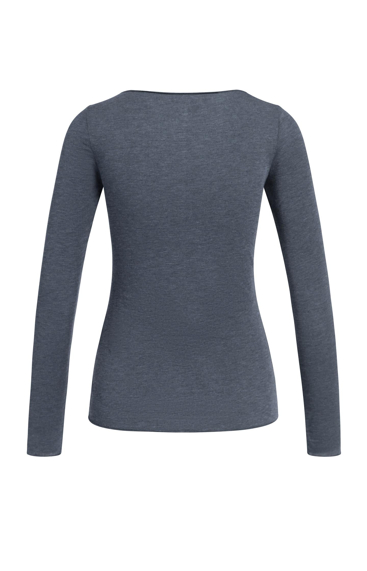 Long sleeve top with boat neck - Type: product
