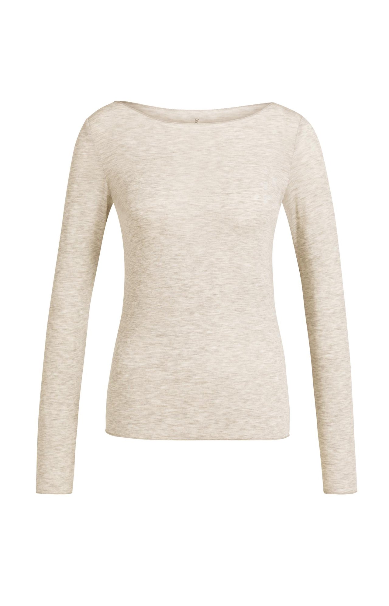 Long sleeve top with boat neck - Type: product