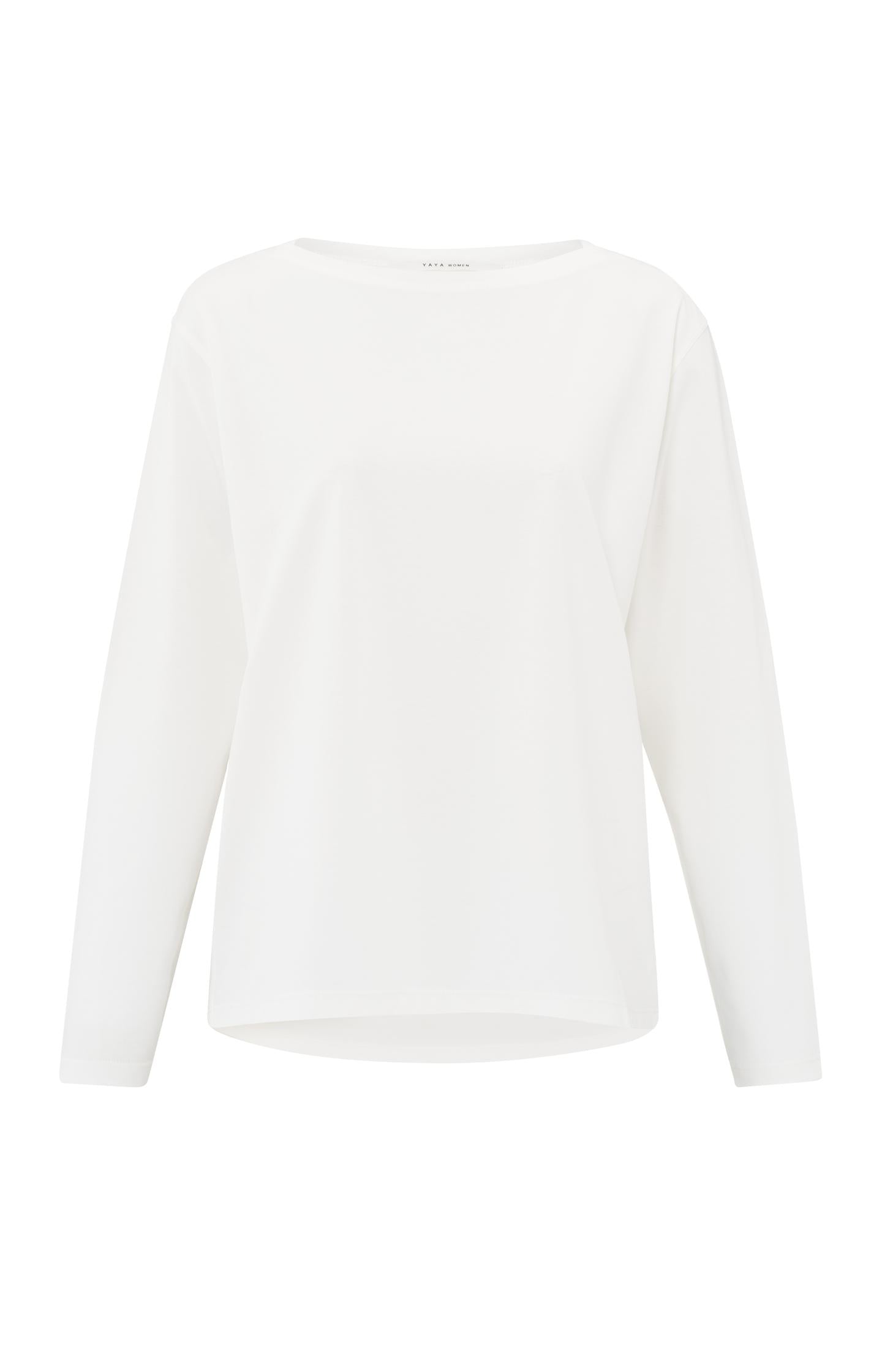 Long-sleeve top with boat neckline - Type: product