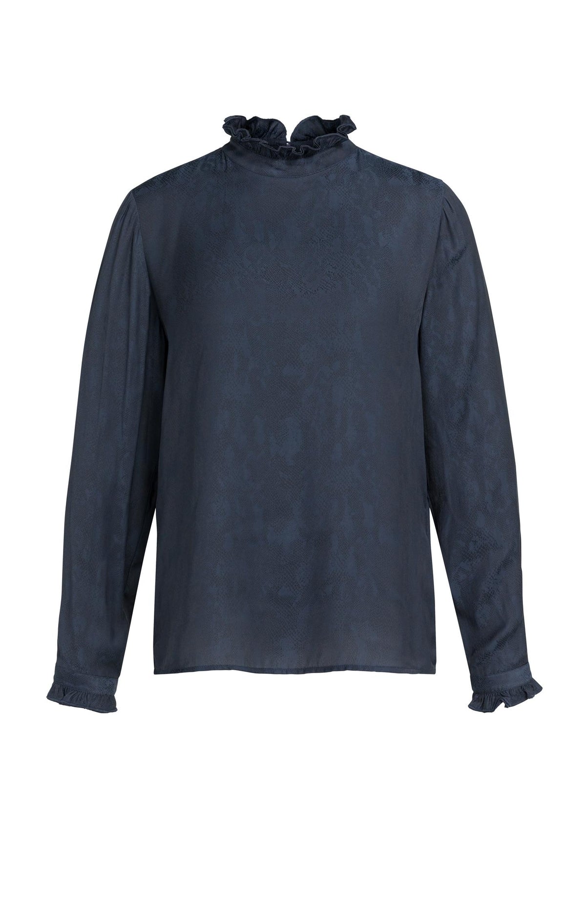 Long sleeve top with ruffle details - Type: product