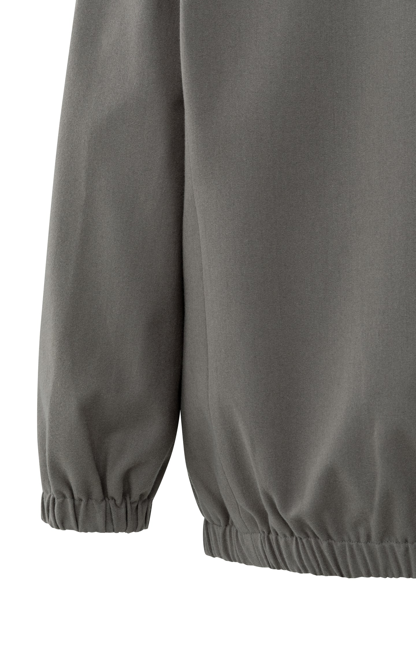 Loose-fit blazer with elastic hem and long sleeves