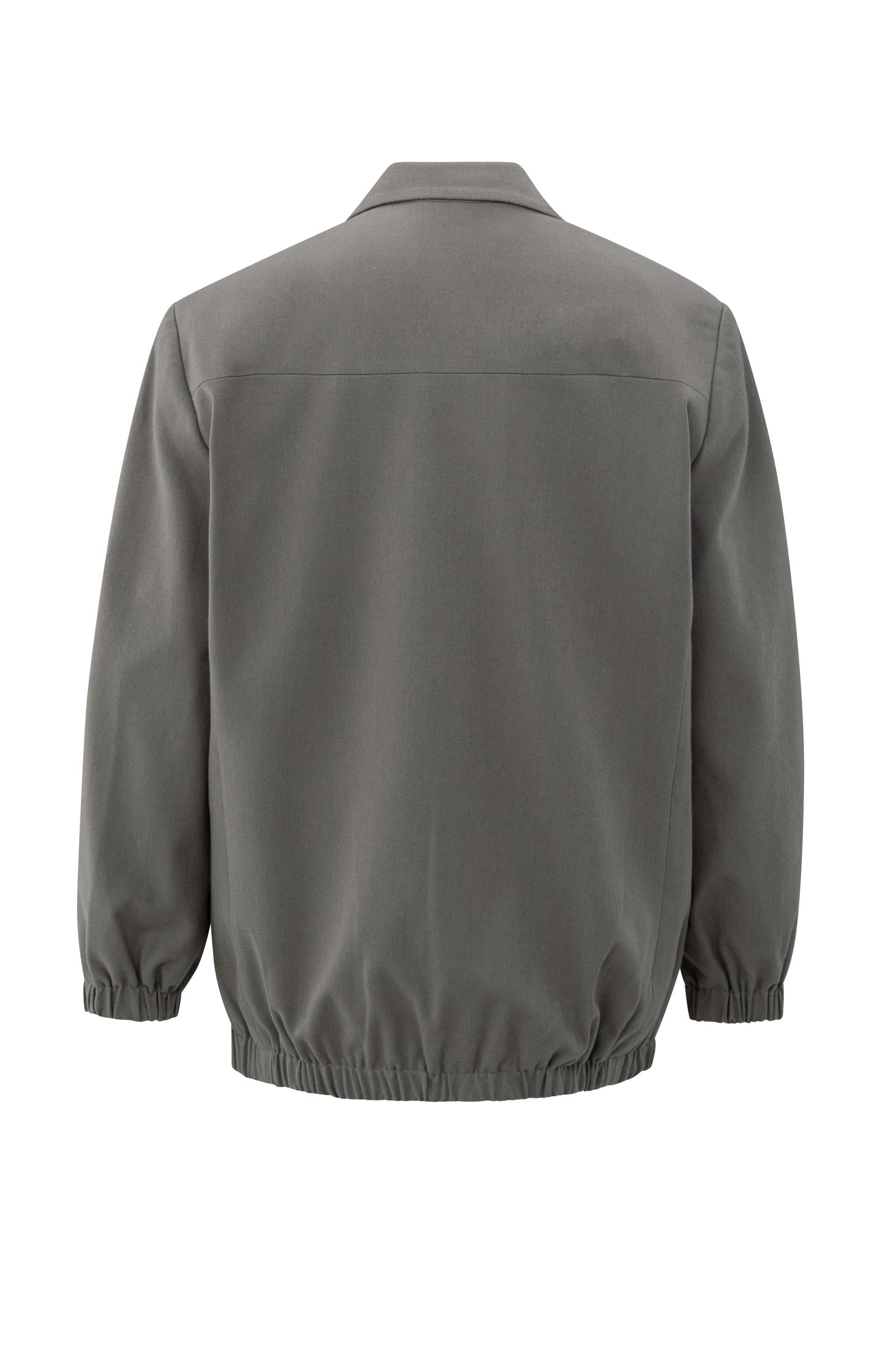 Loose-fit blazer with elastic hem and long sleeves
